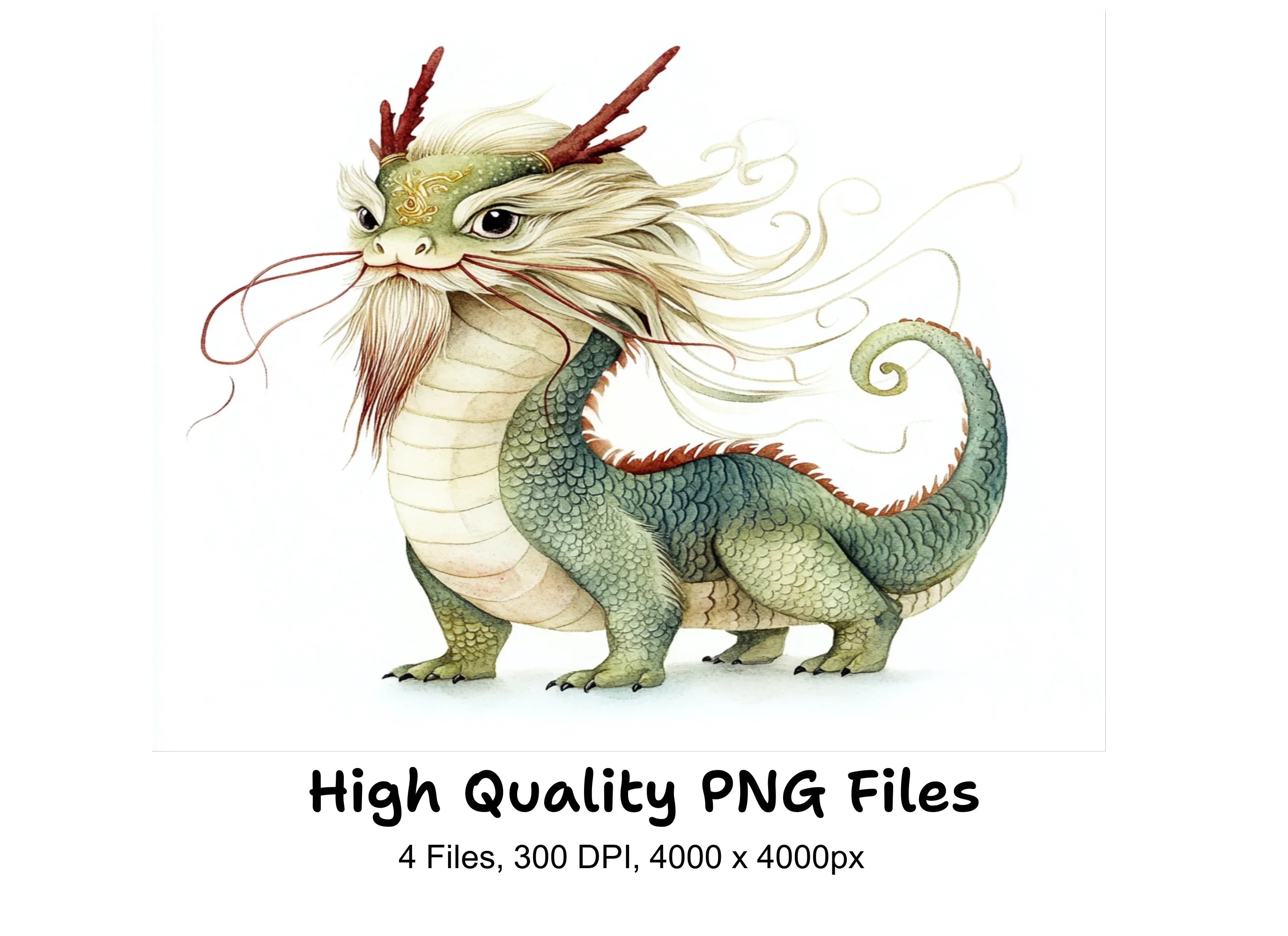 Cute Dragon Clipart Bundle