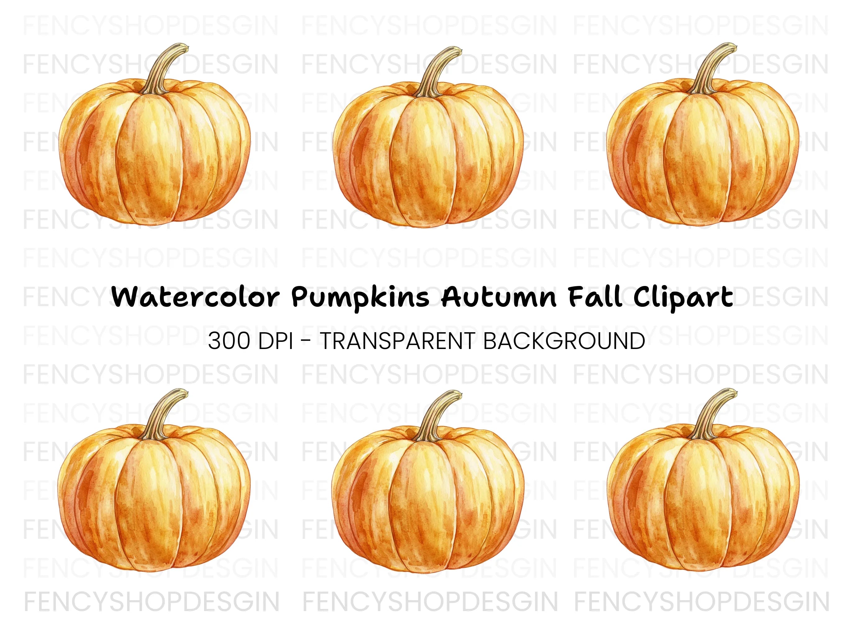 Pumpkins Clipart Bundle