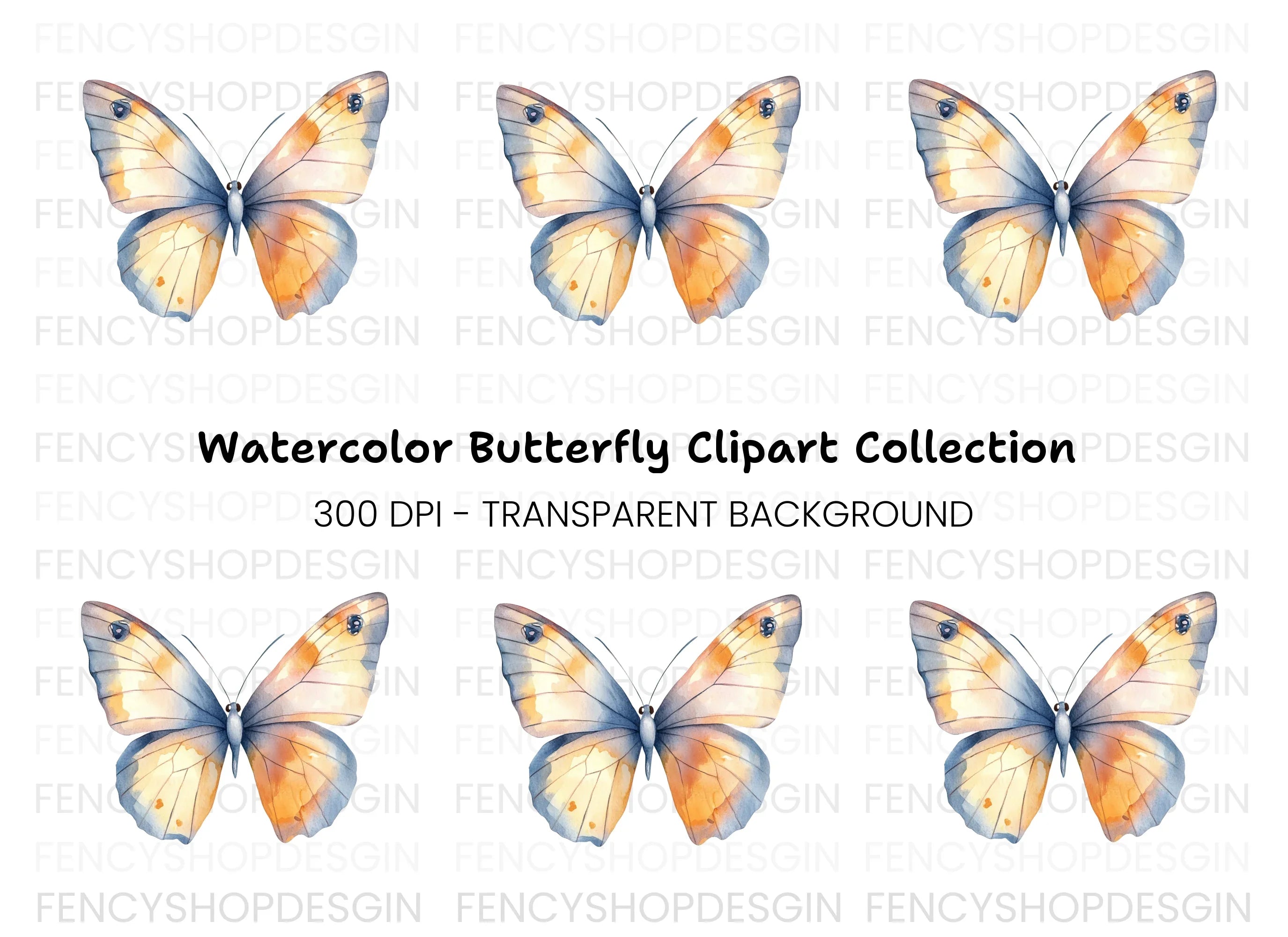 Butterfly Clipart Bundle