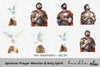 Spiritual Prayer Warrior Holy Spirit Clipart Bundle
