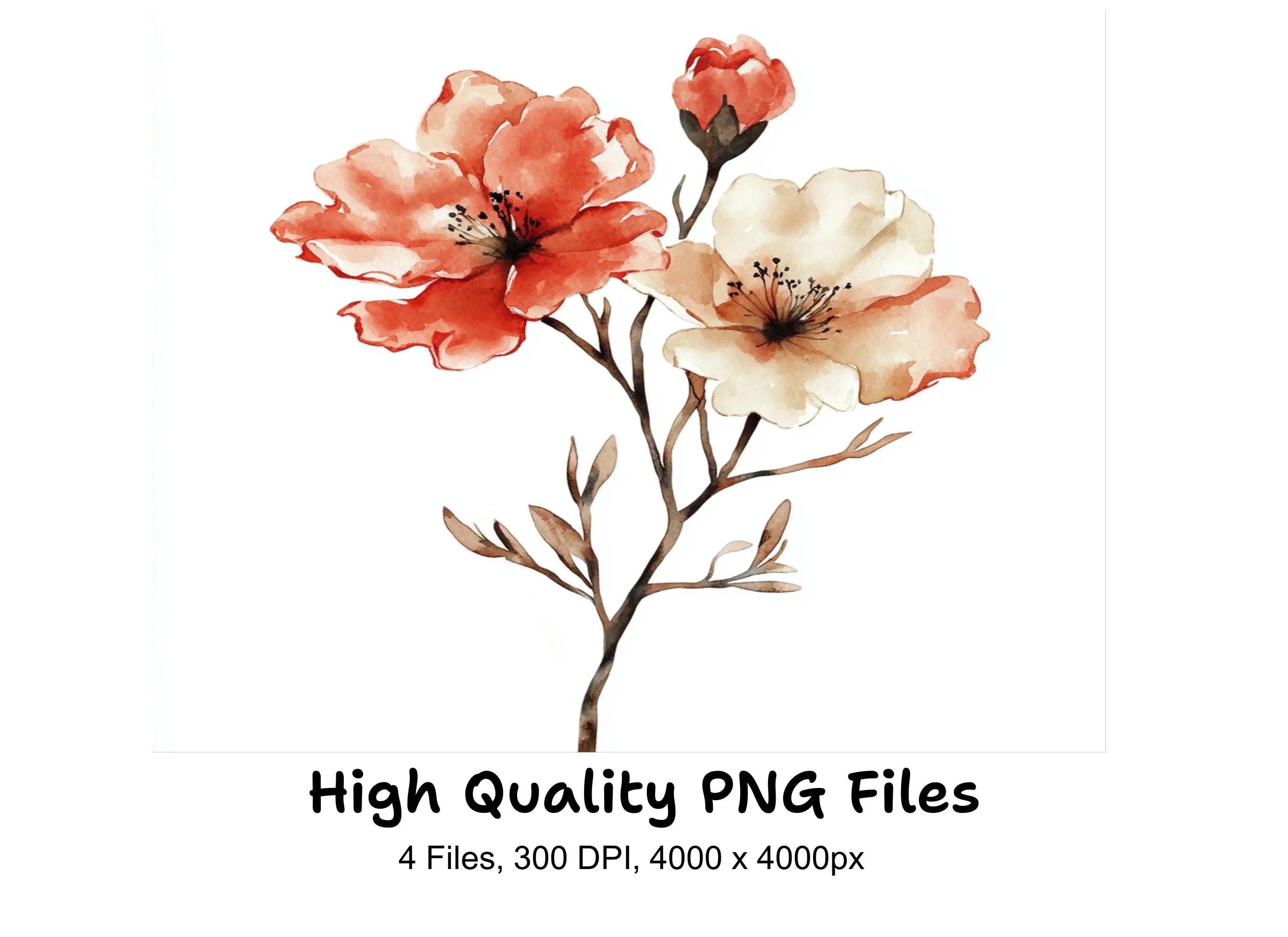 Floral Clipart Bundle