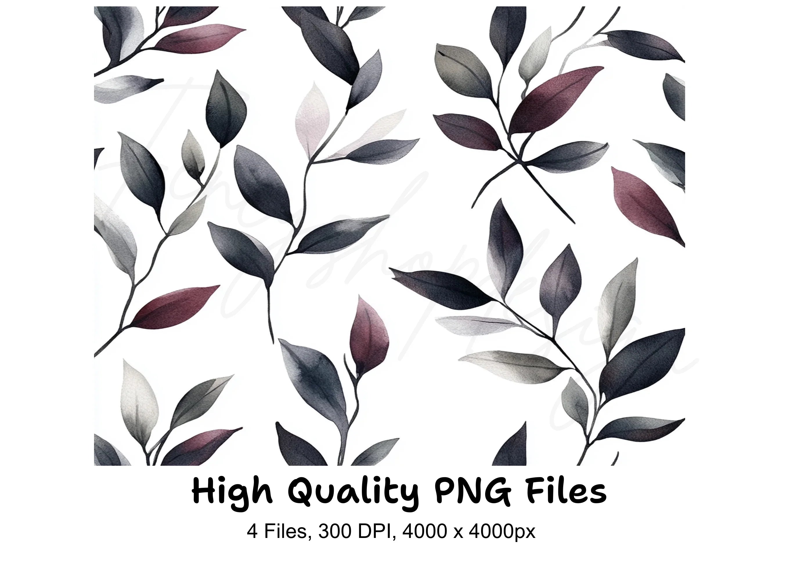 Elegant Leaves Clipart Bundle