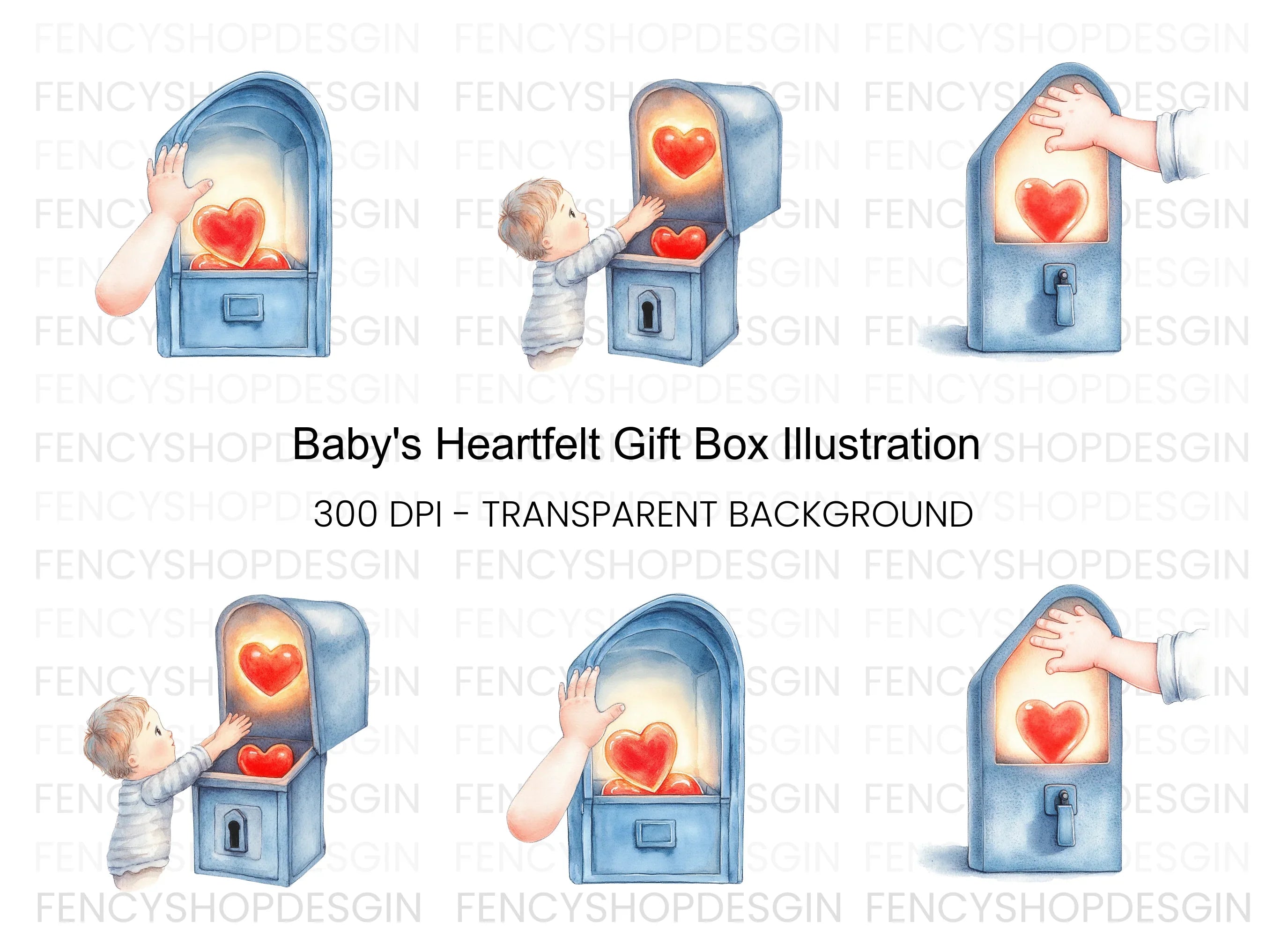Giving and Receiving Love Clipart Bundle