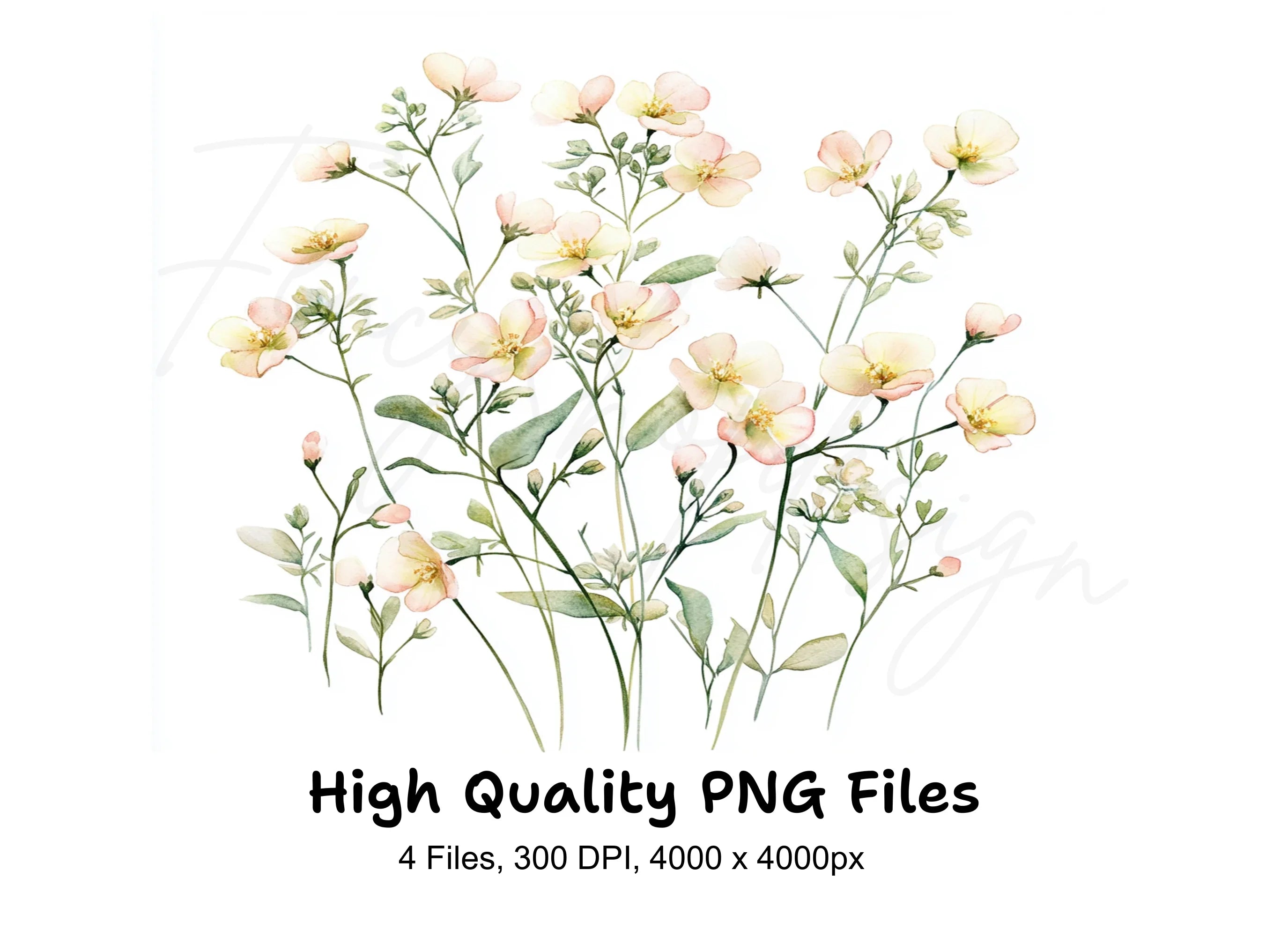Wildflower Clipart Bundle