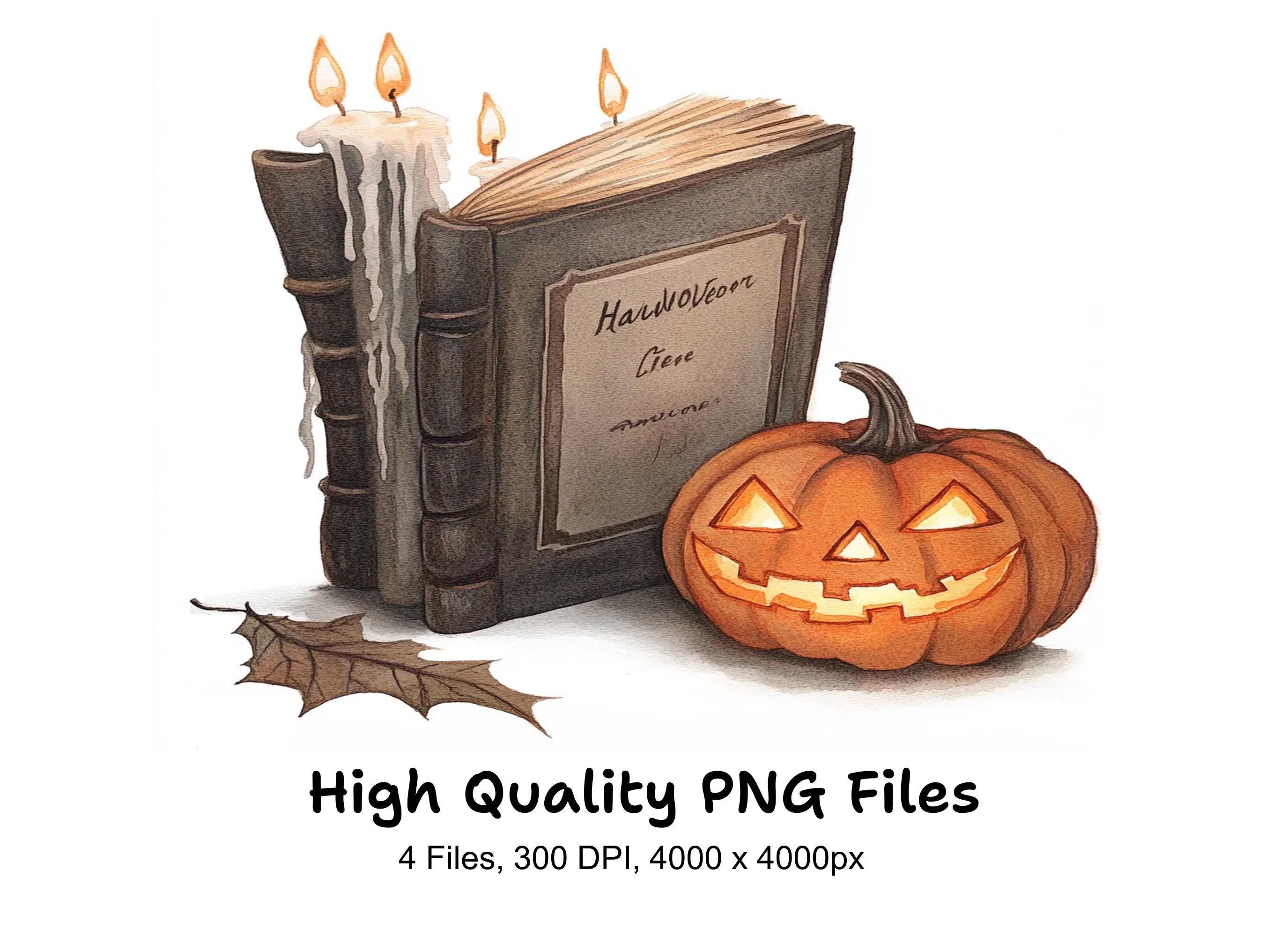 Spooky Halloween Pumpkins Clipart Bundle
