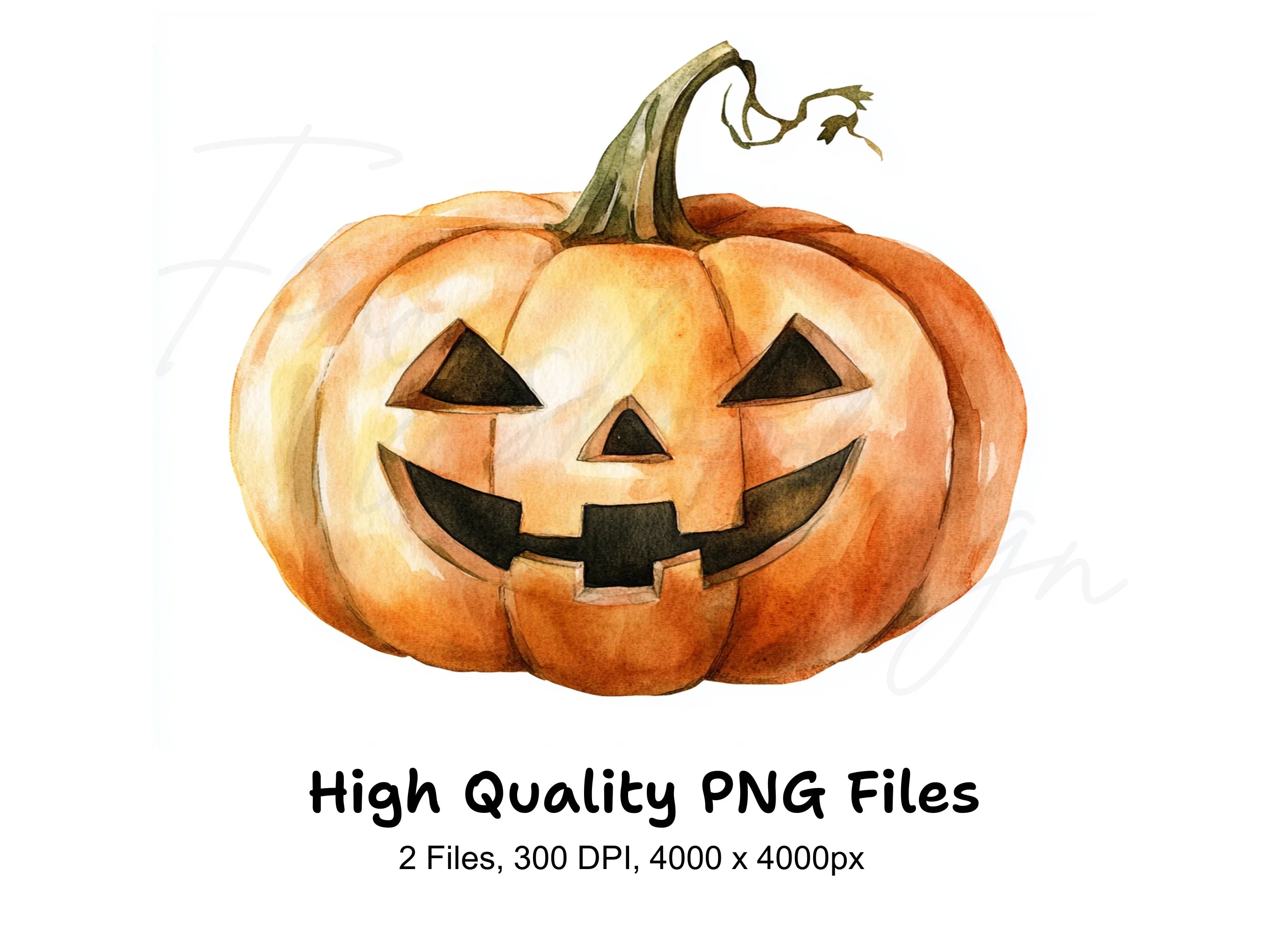 Spooky Jack Lantern Clipart Bundle