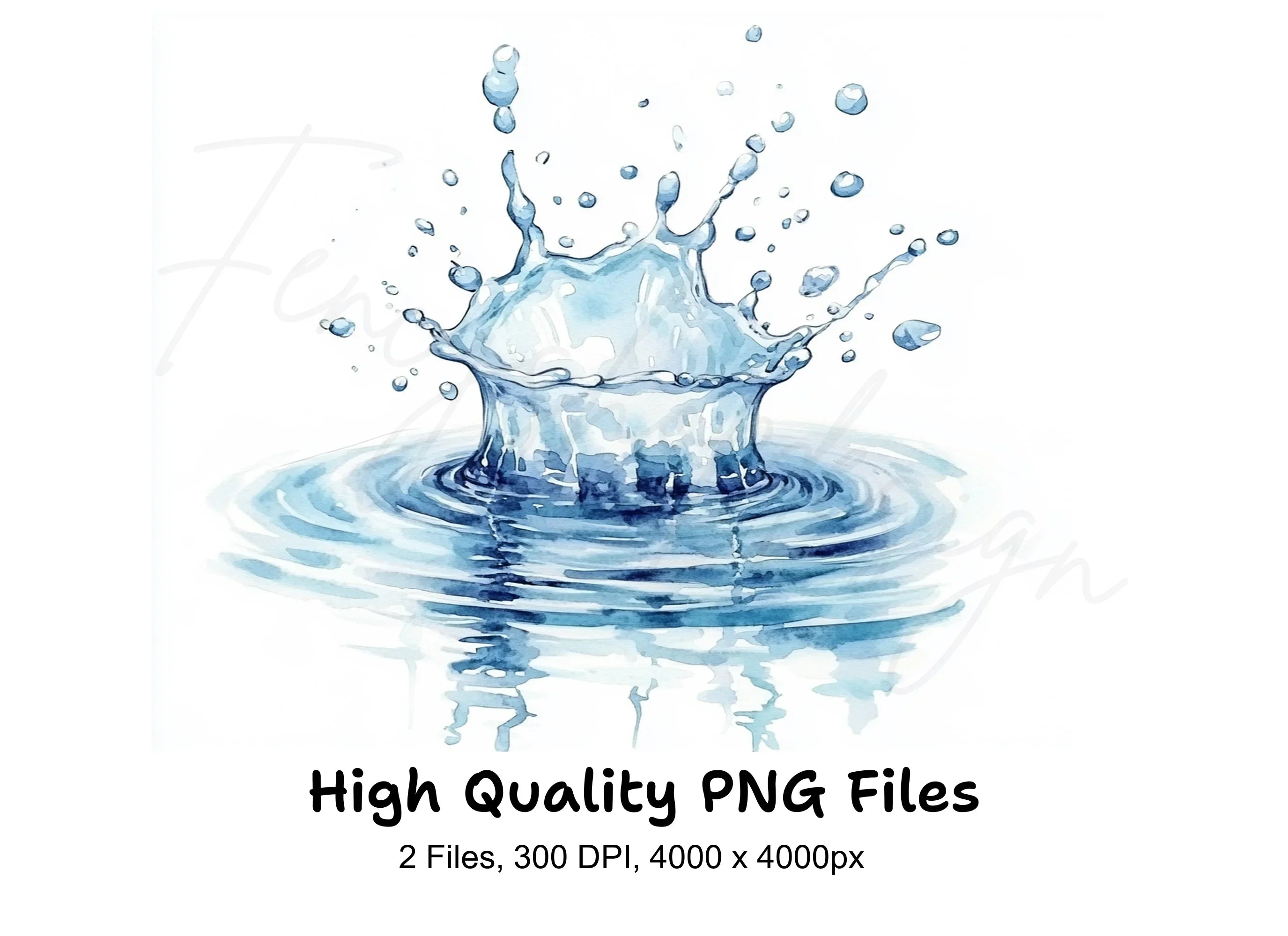 Water Splash Clipart Bundle