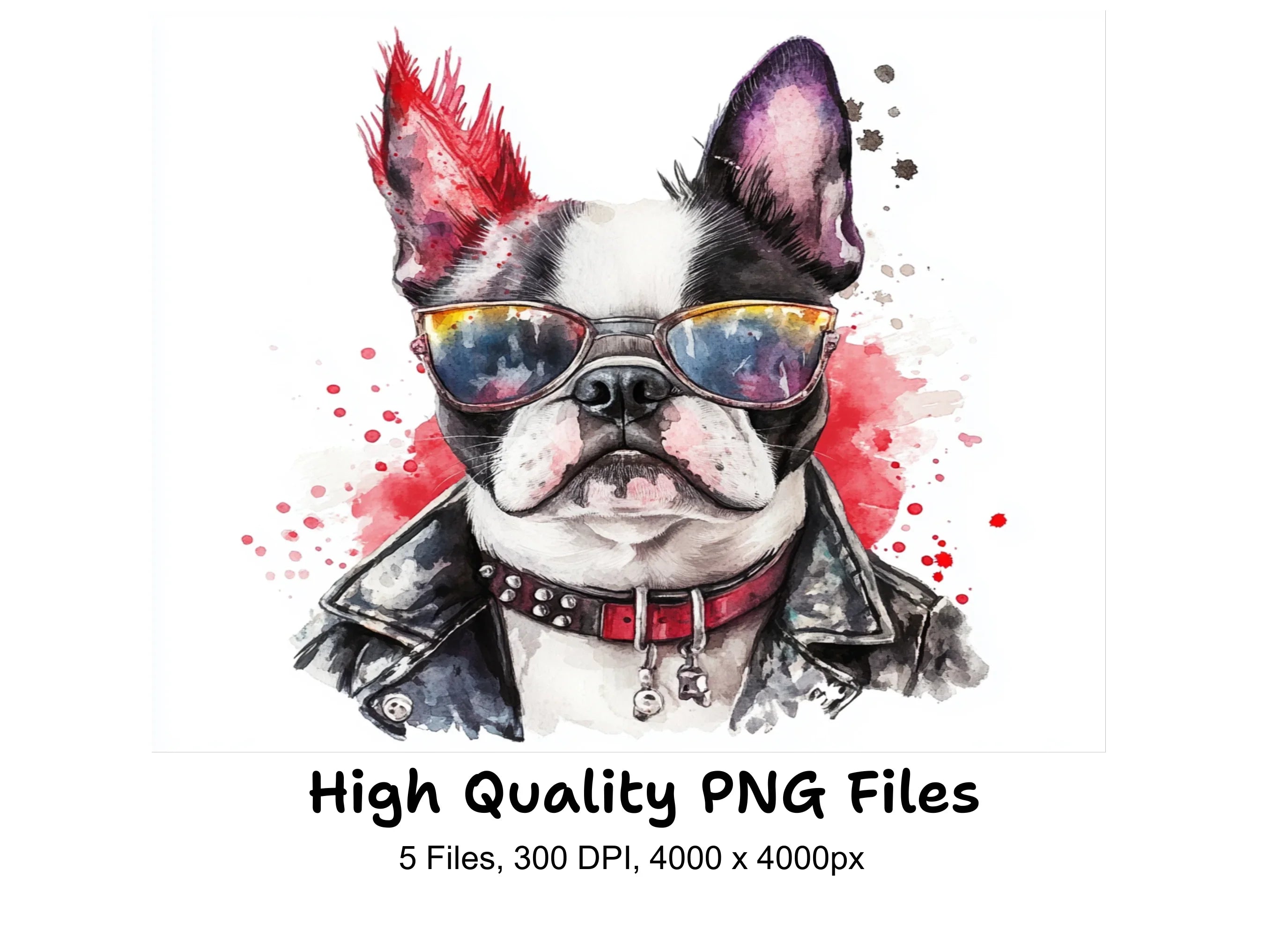 Cool Dogs with Sunglasses Clipart Bundle