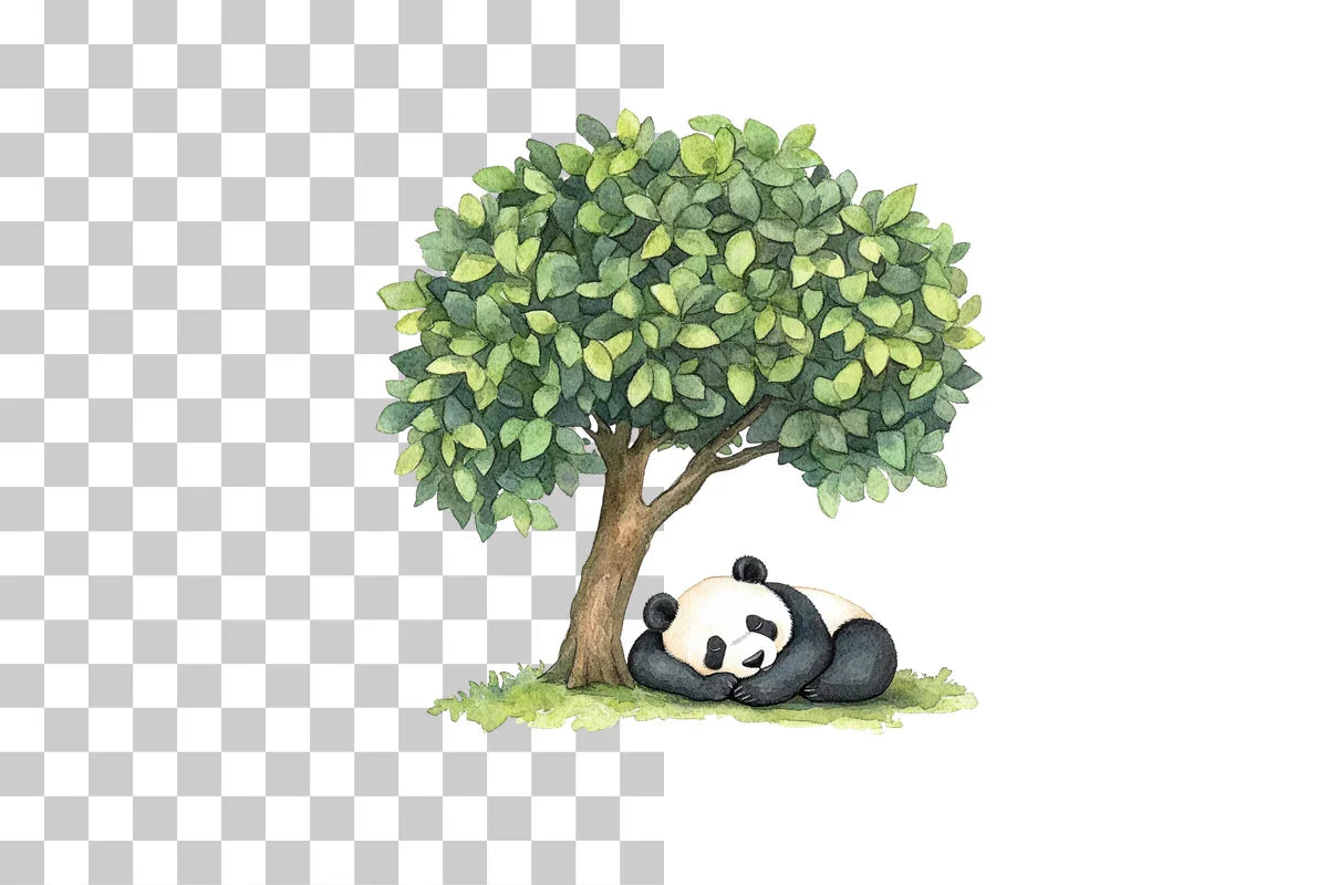 Panda Bear Forest Scenes Clipart Bundle - CraftNest - Digital Crafting and Art
