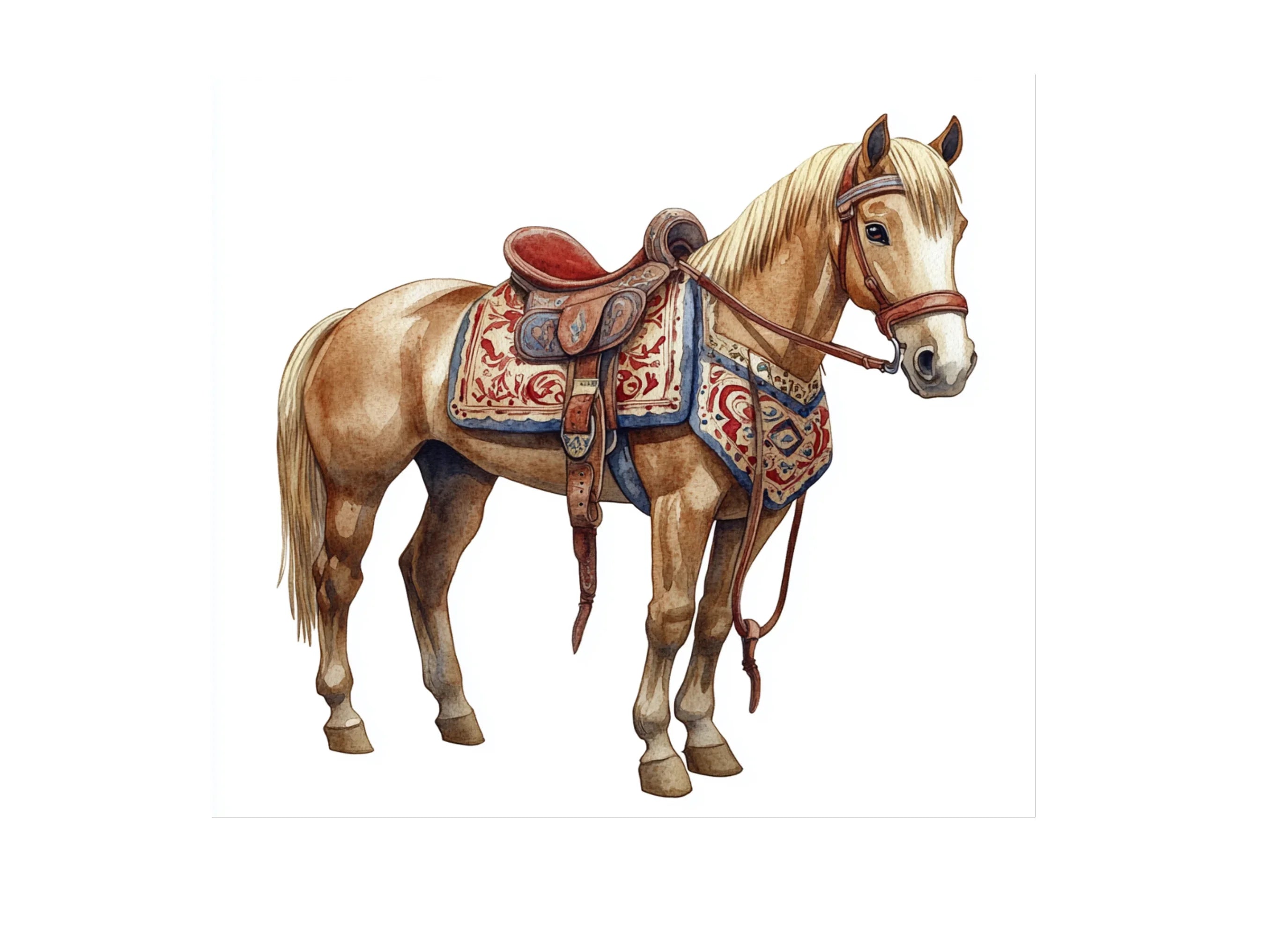 Western Horse Clipart Bundle