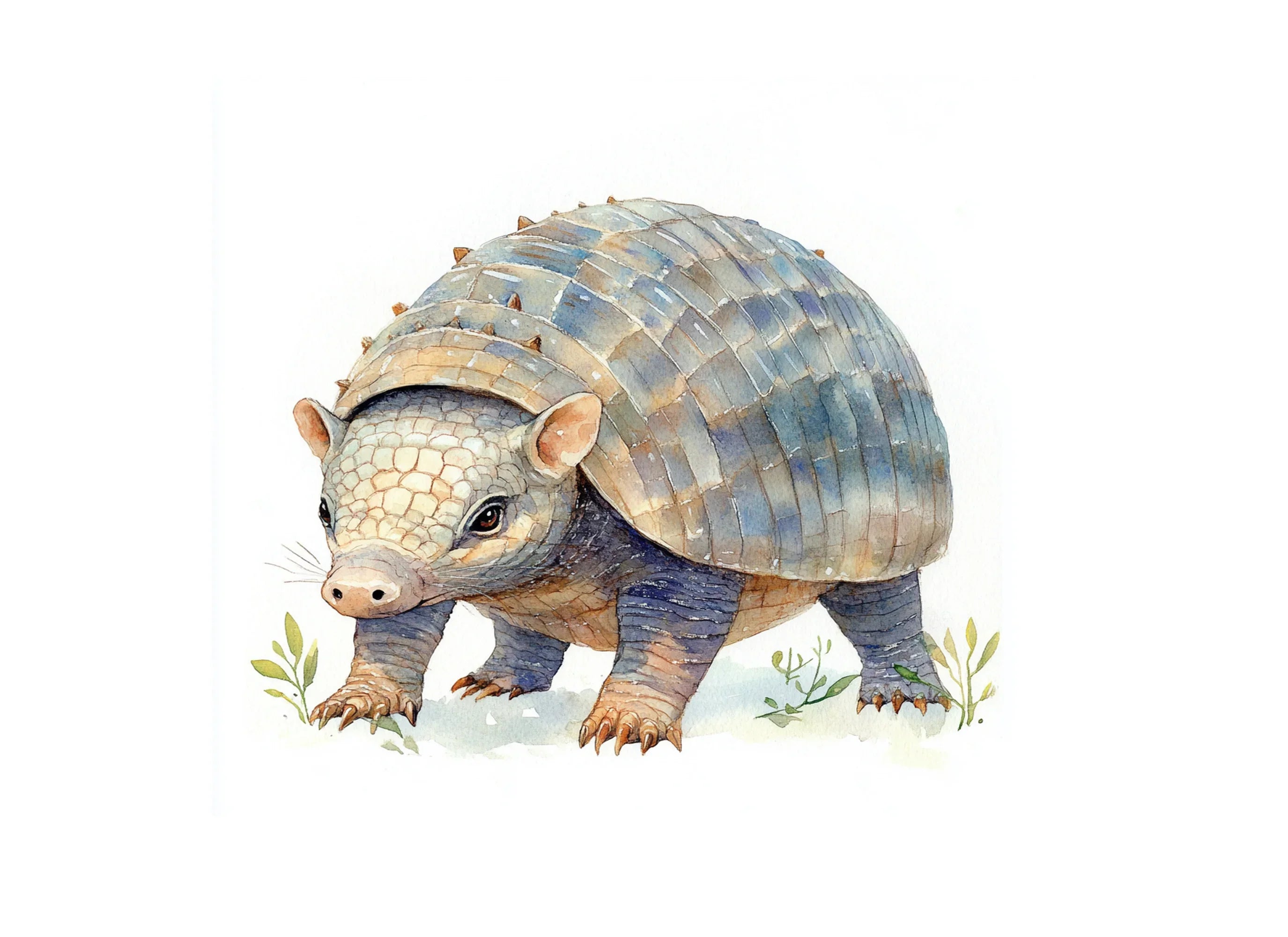 Cute Armadillo Clipart Bundle