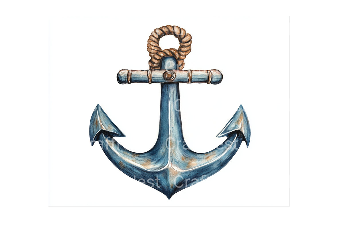 Nautical Anchor Clipart Bundle