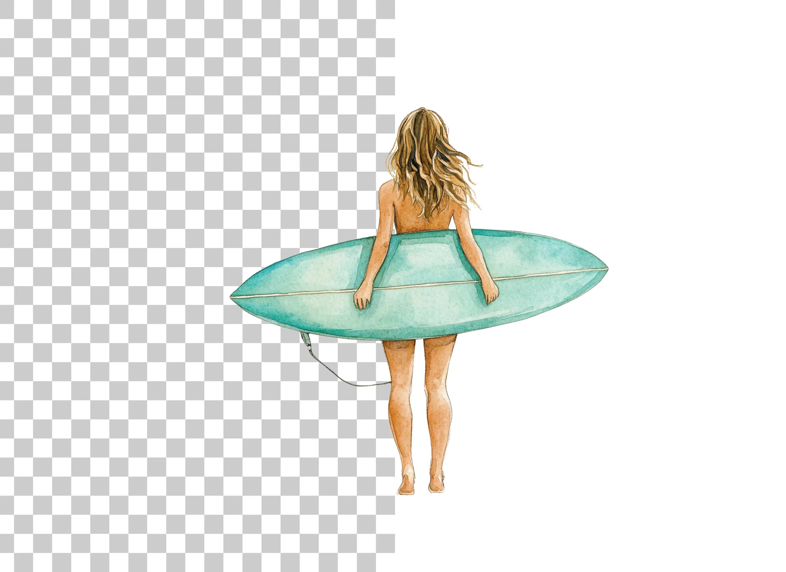 Surfer Summer Fun Clipart Bundle