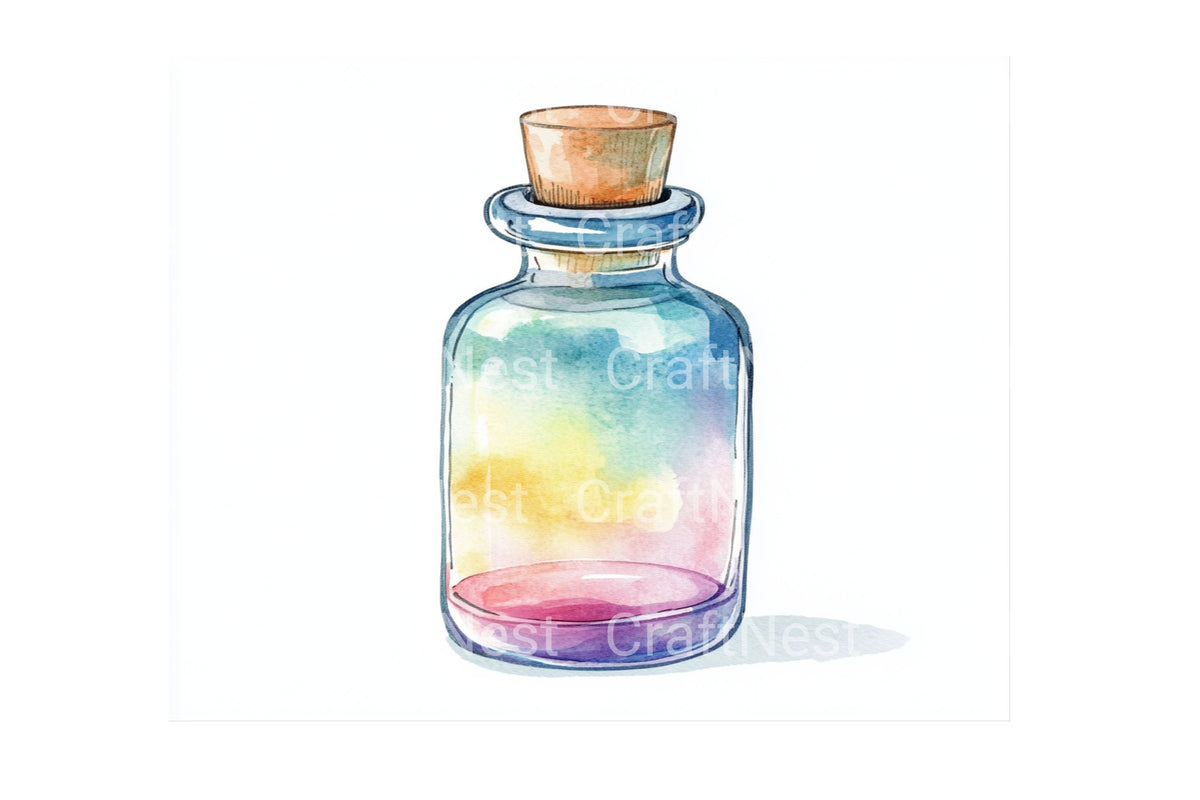 Potion Bottle Clipart Bundle