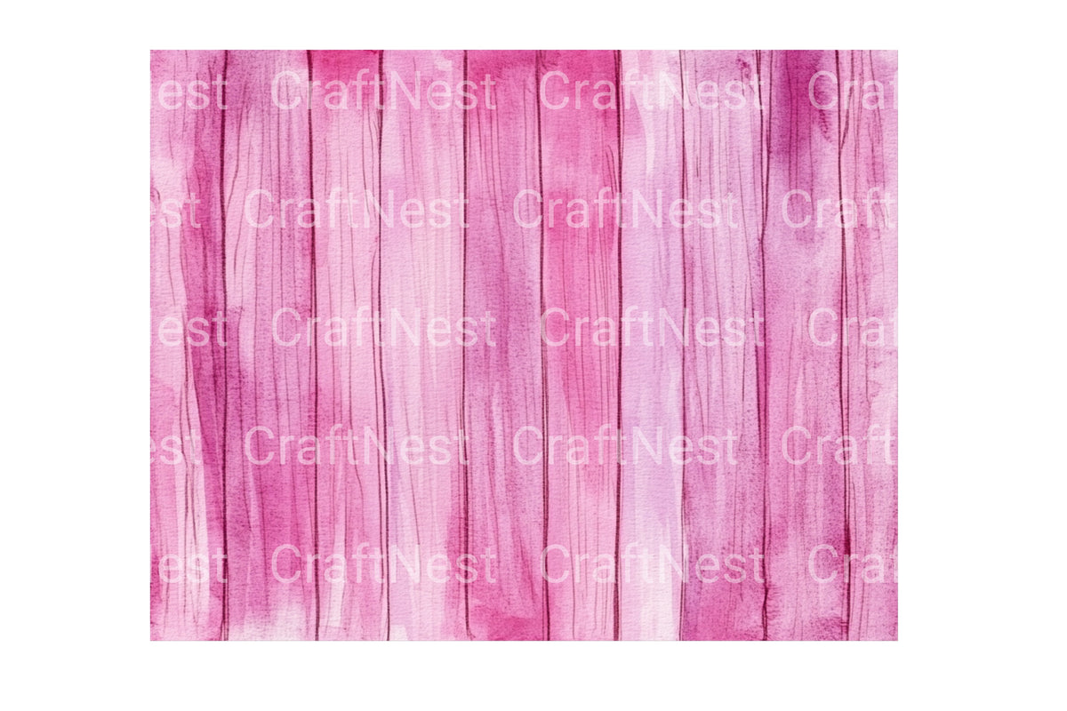 Pink Wooden Planks Clipart Bundle