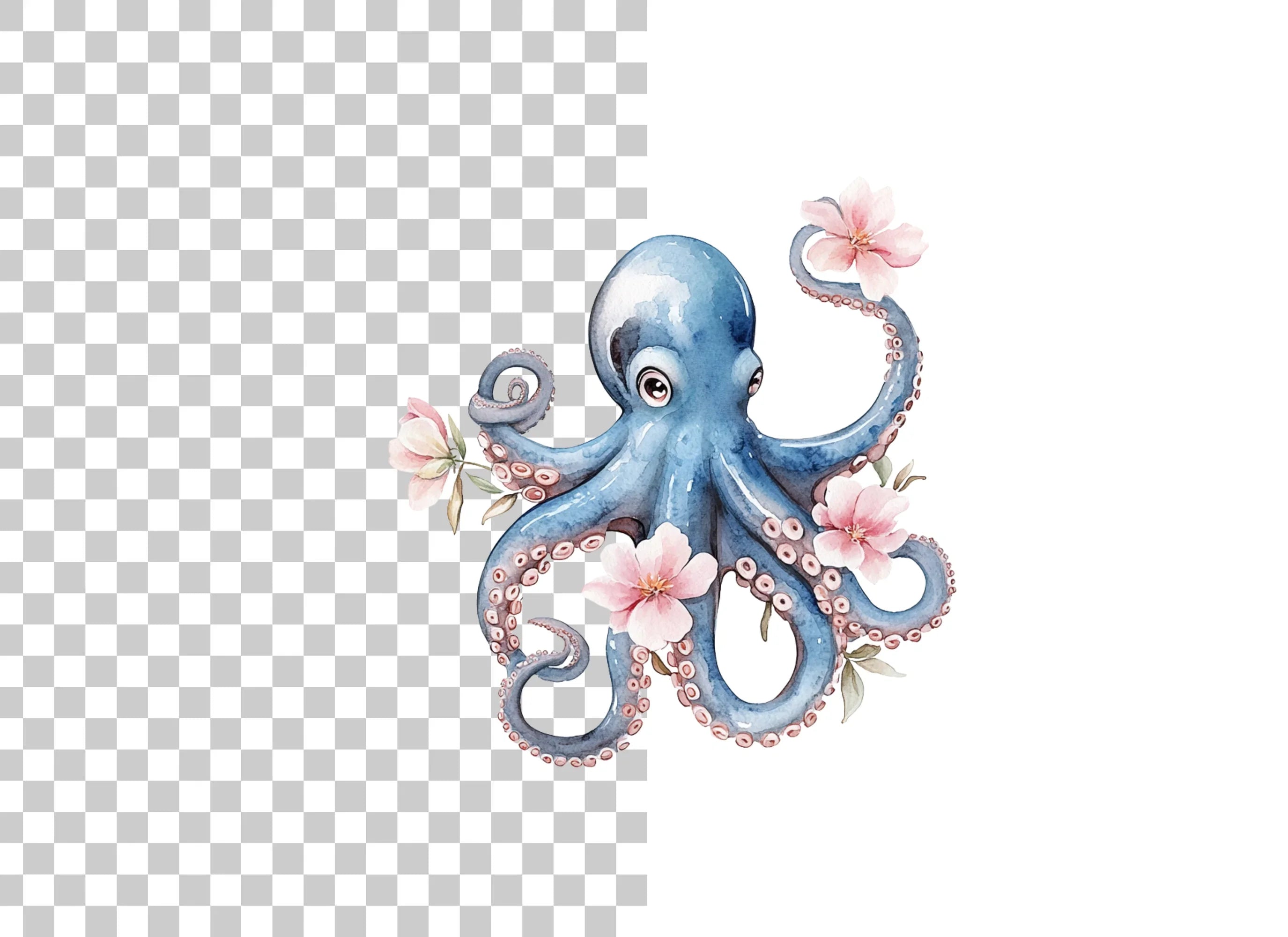 Octopus Clipart Bundle