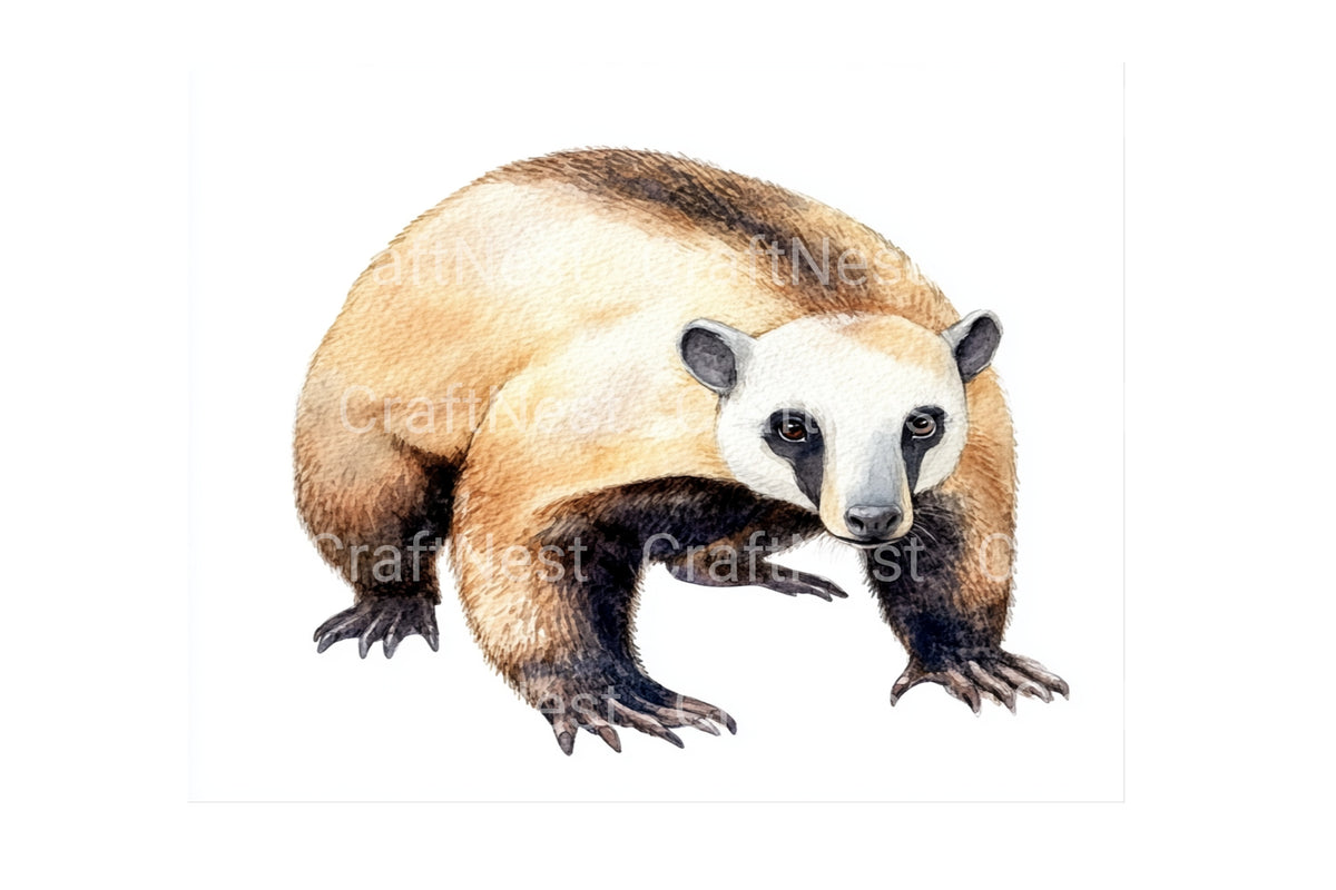 Adorable Coati Animals Clipart Bundle