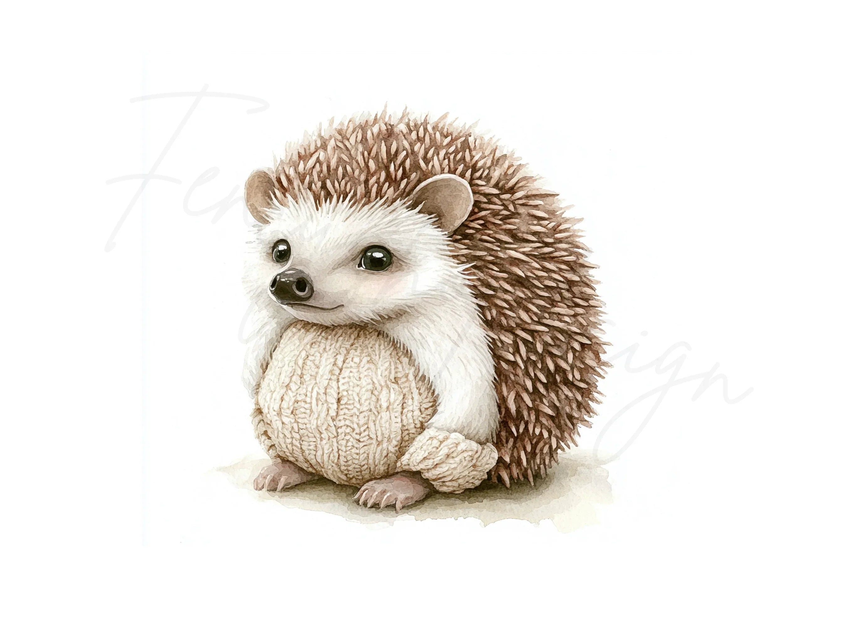 Cute Hedgehog Clipart Bundle