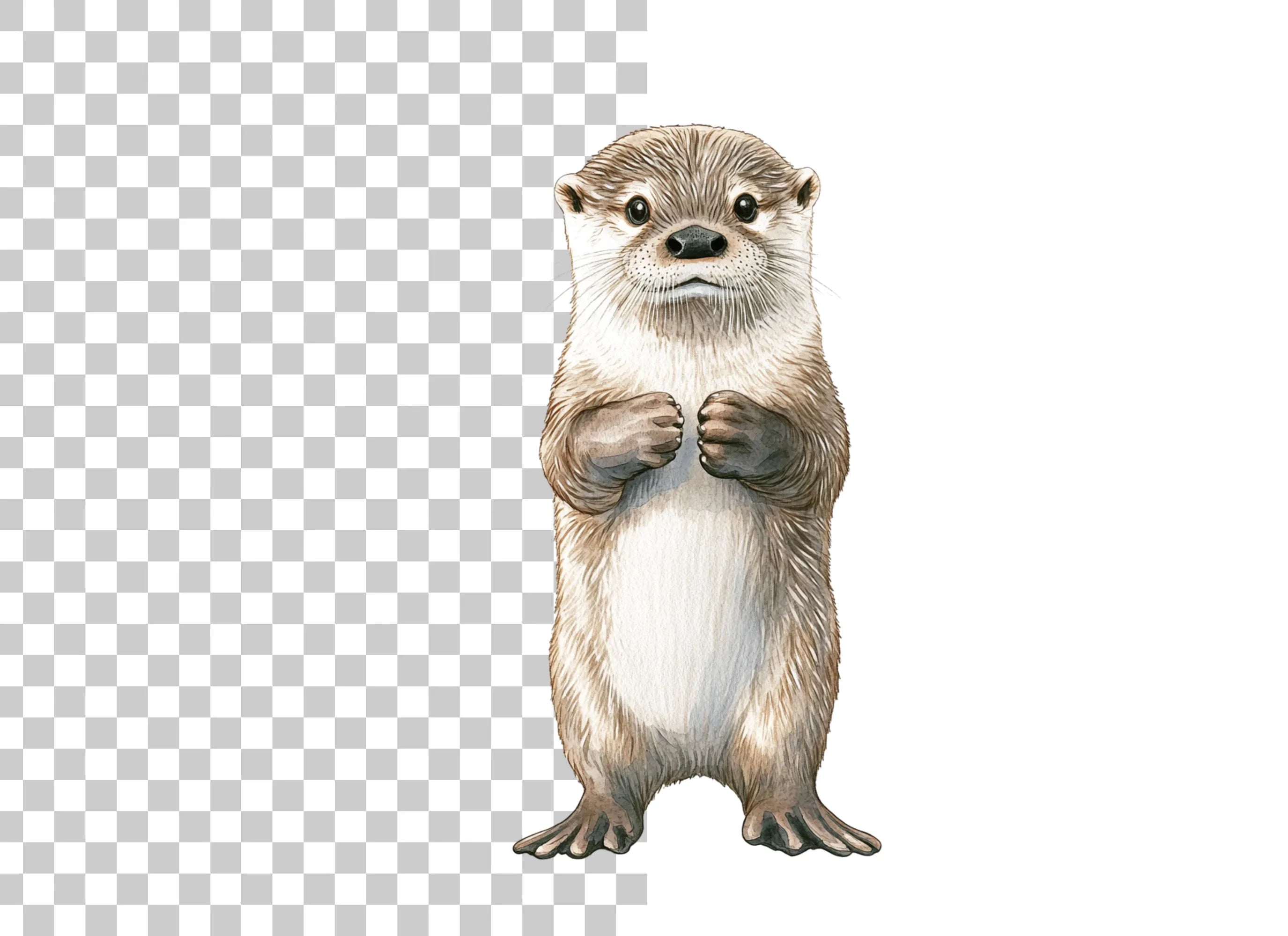 Cute Otter Clipart Bundle
