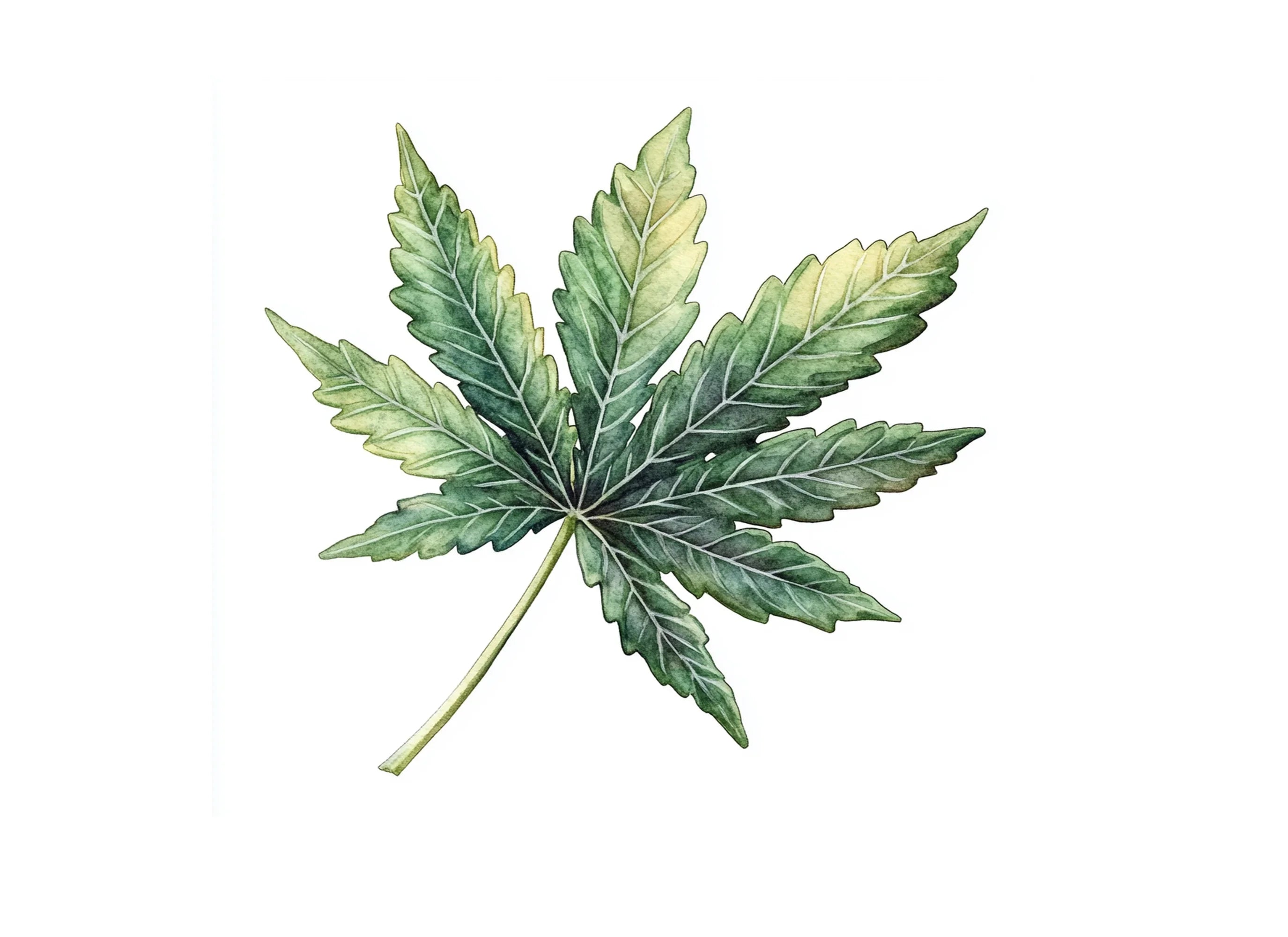 Cannabis Leaves Clipart Bundle