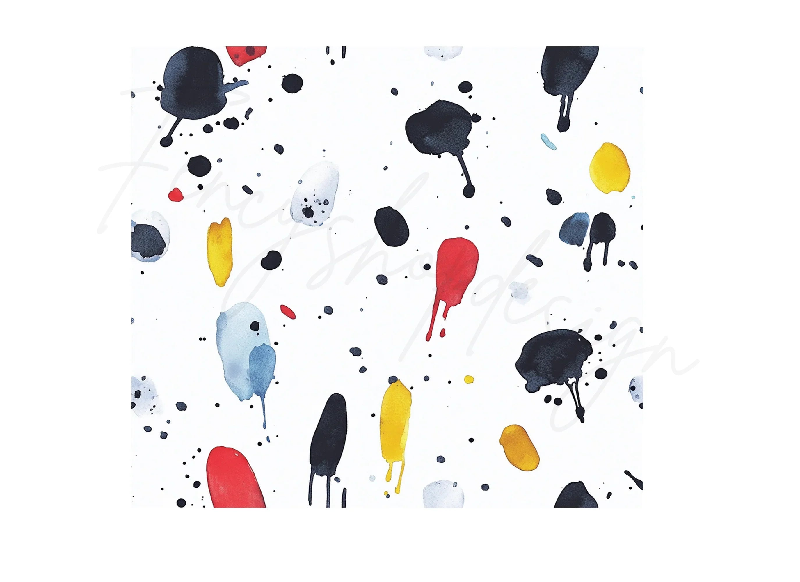 Abstract Splatter Clipart Bundle