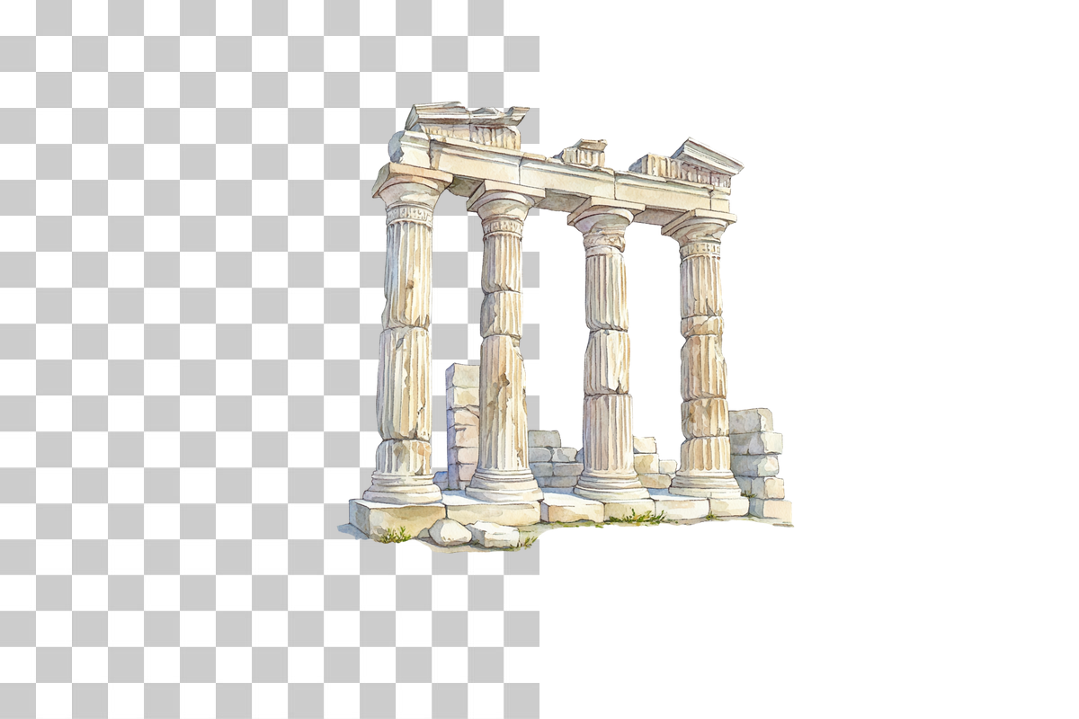 Ancient Greek Columns Clipart Bundle - CraftNest - Digital Crafting and Art