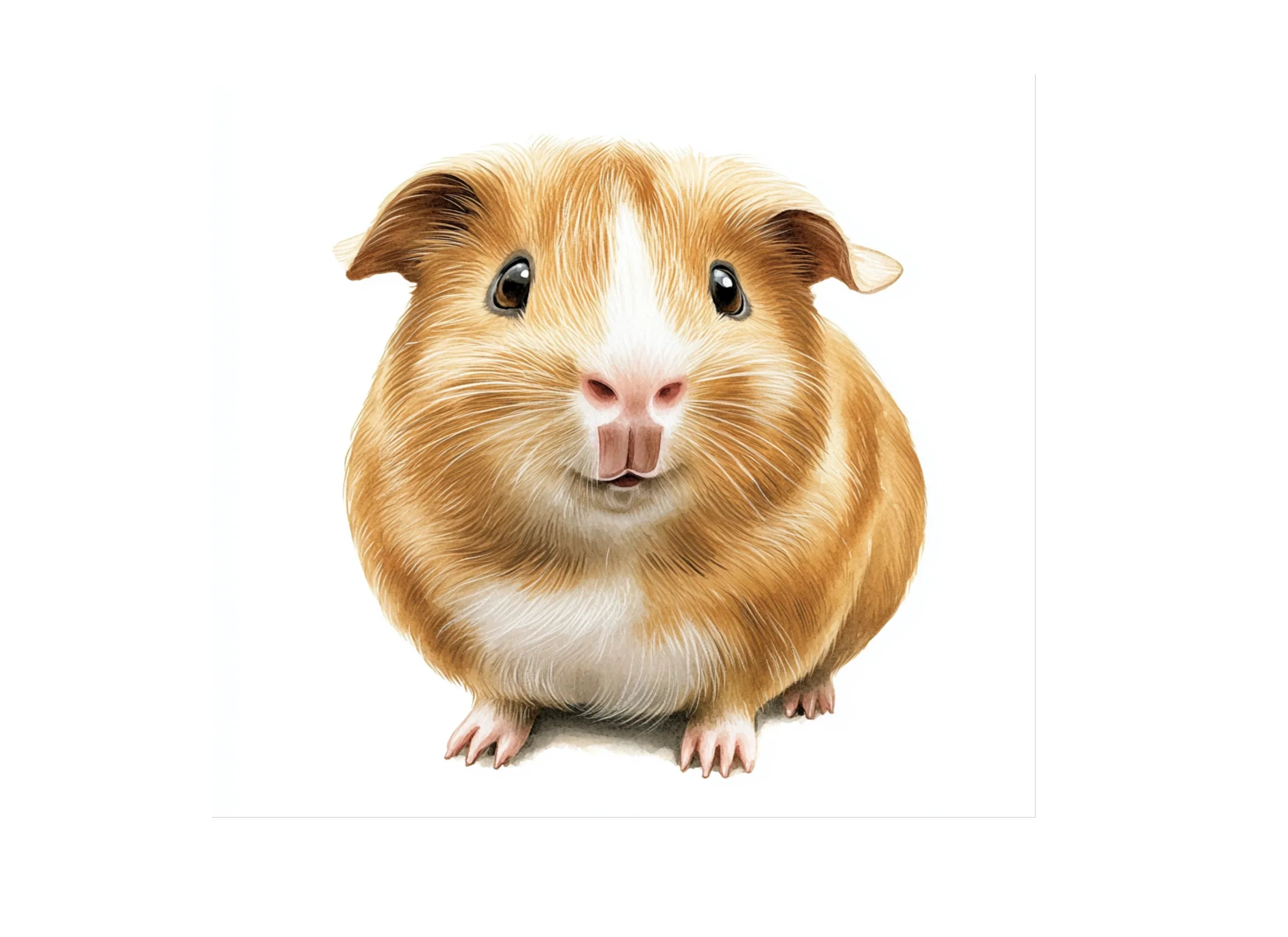 Cute Guinea Pig Clipart Bundle