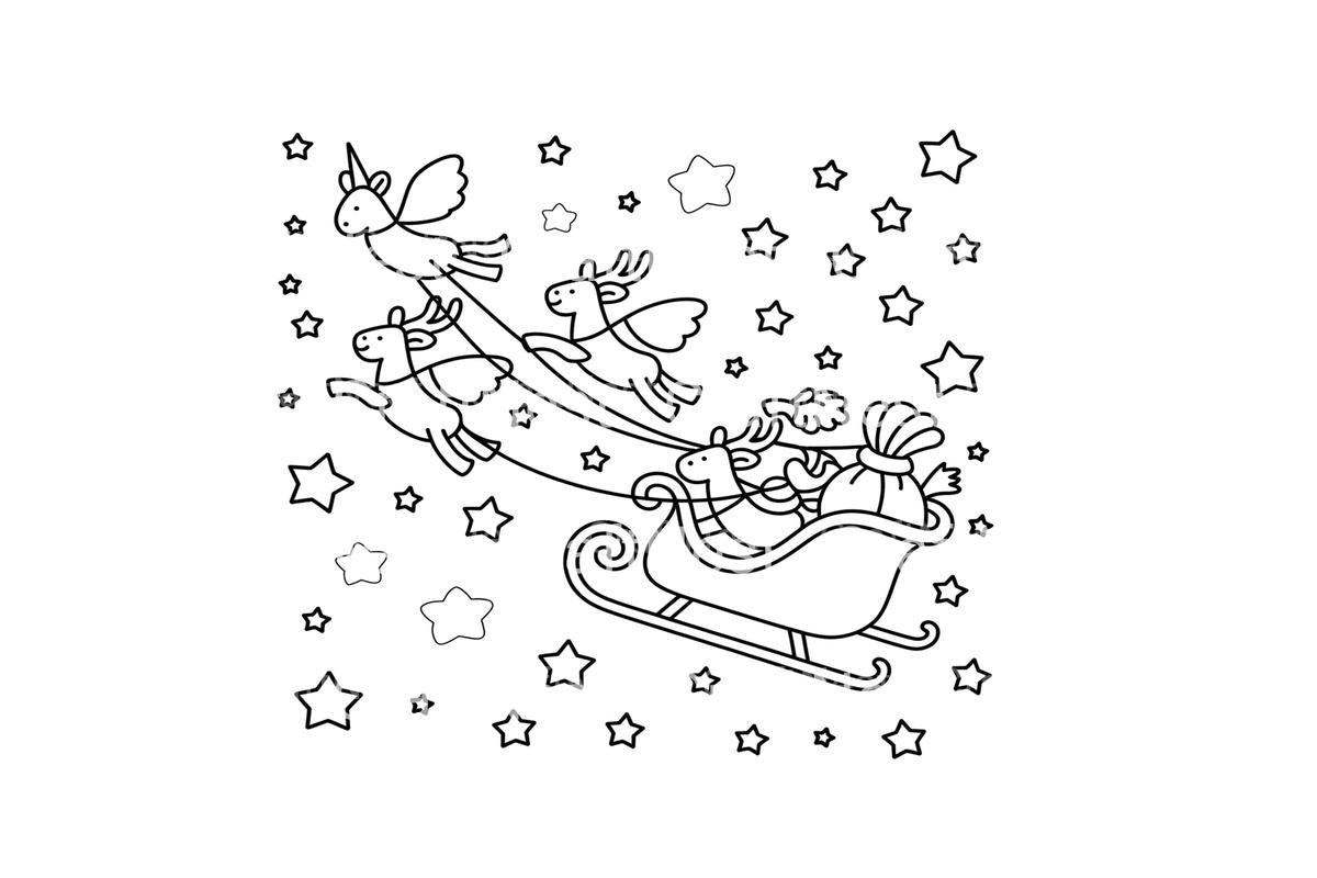 Christmas Sleigh Ride Coloring Books