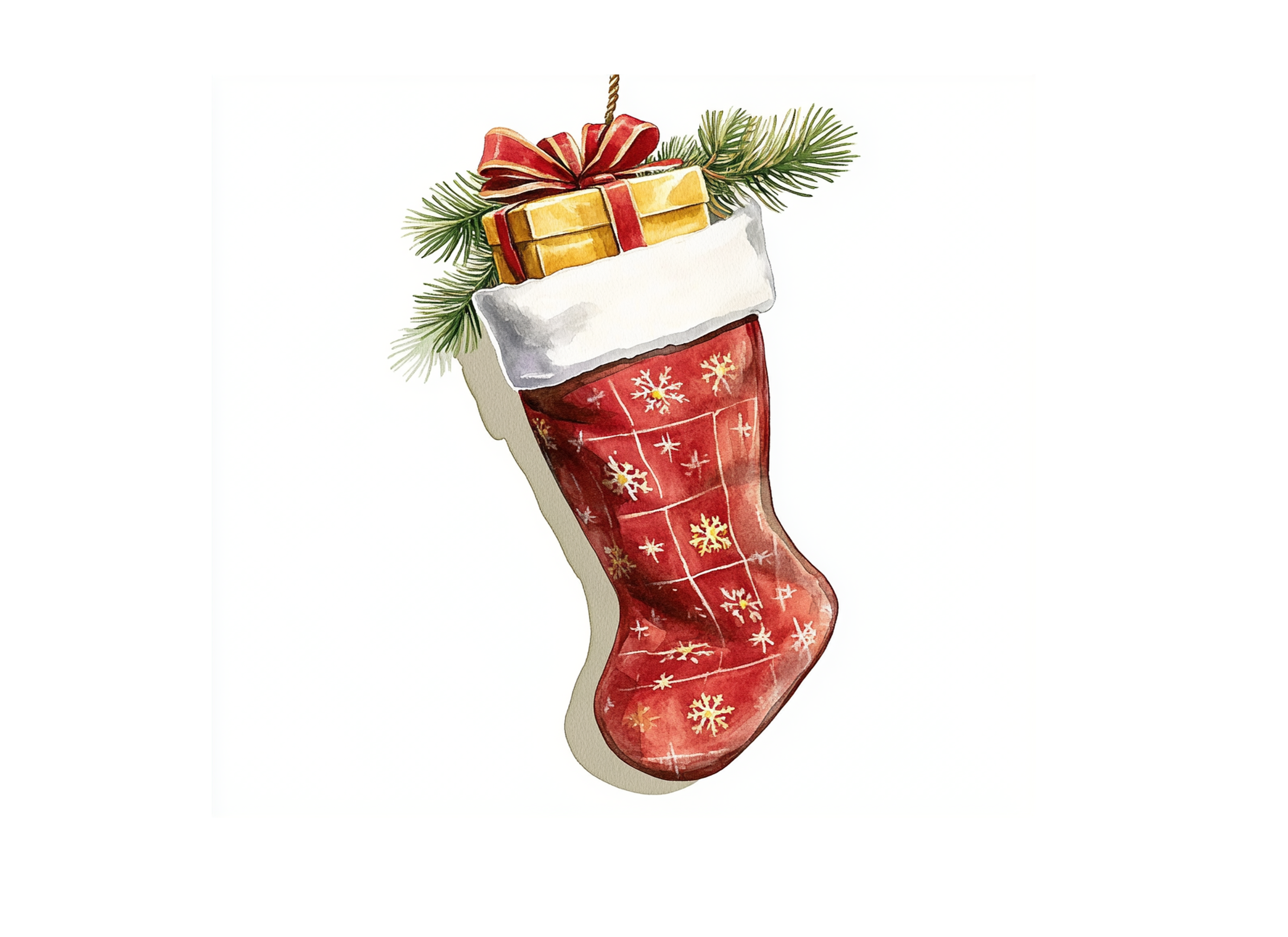Christmas Stockings Clipart Bundle
