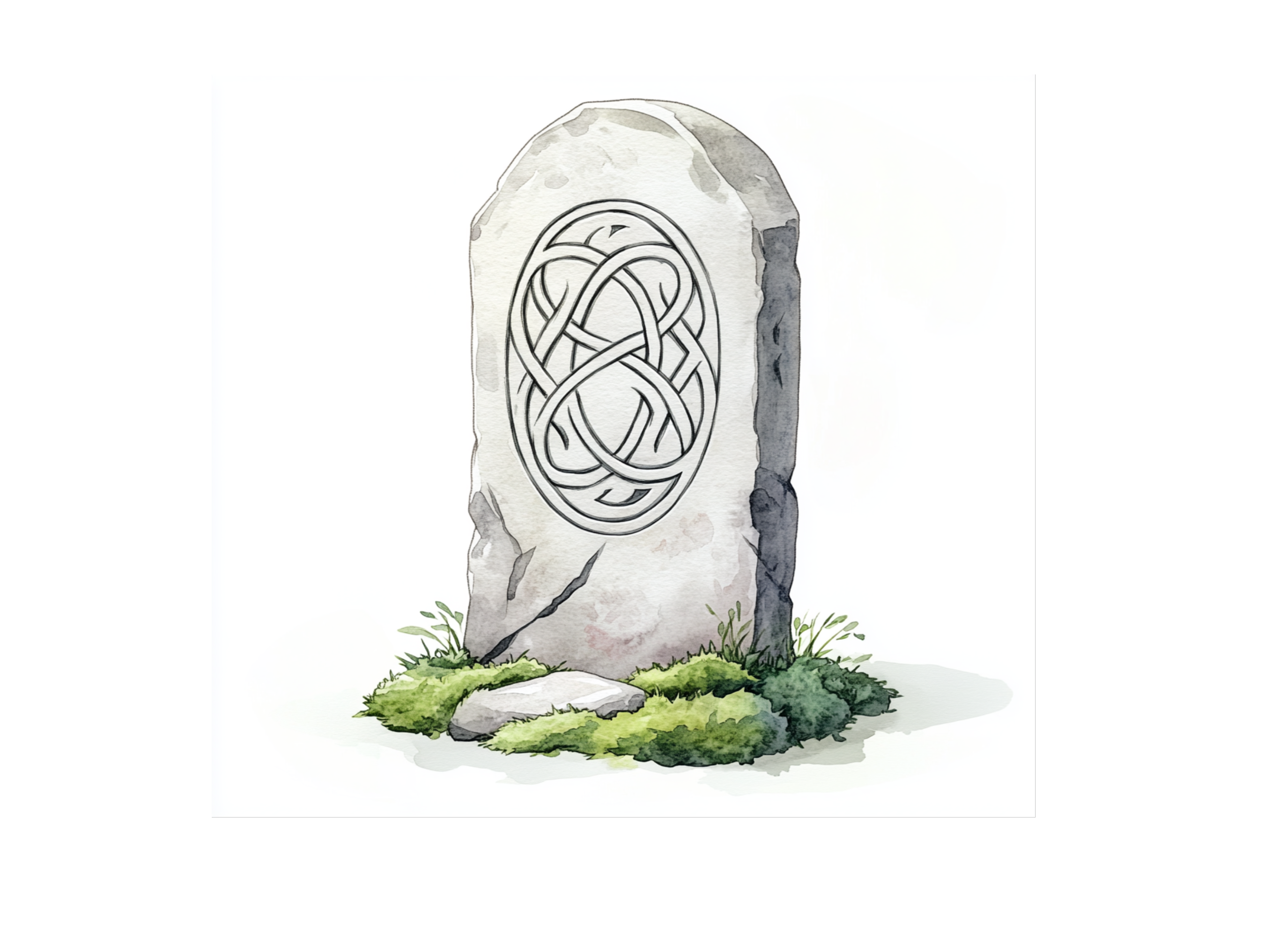 Celtic Knot Stone Monument Clipart Bundle