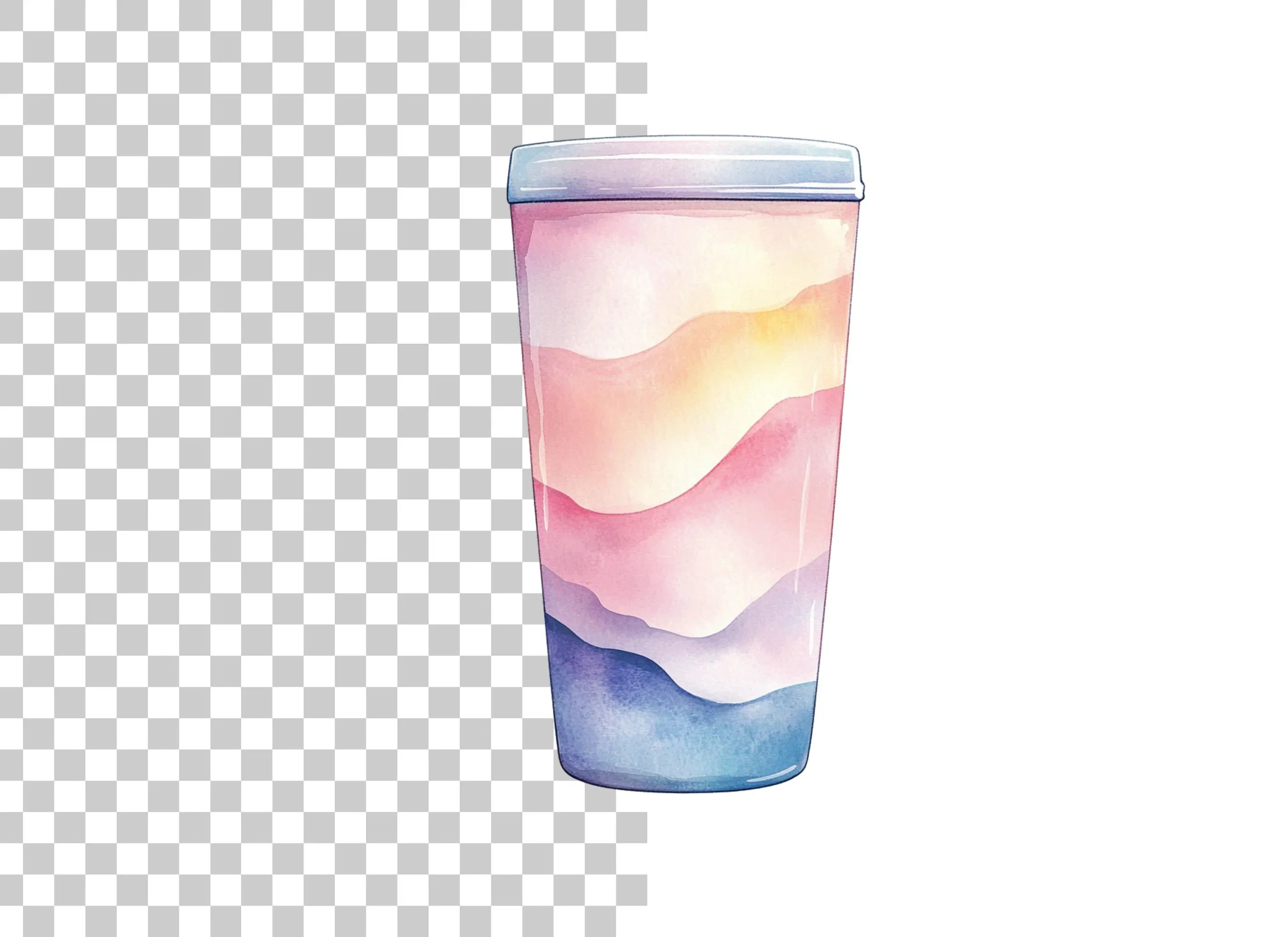 Mountain Layers Tumbler Clipart Bundle