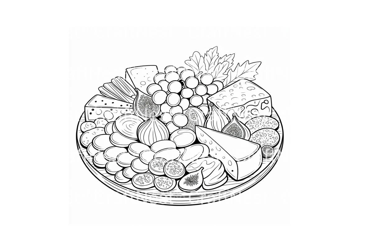 Autumn Harvest Cornucopia Coloring Books