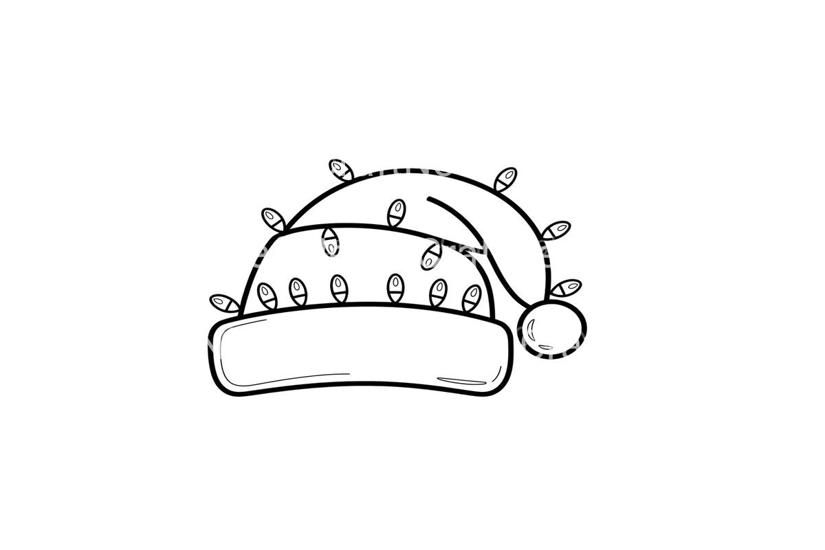 Santa Hats Christmas Coloring Books