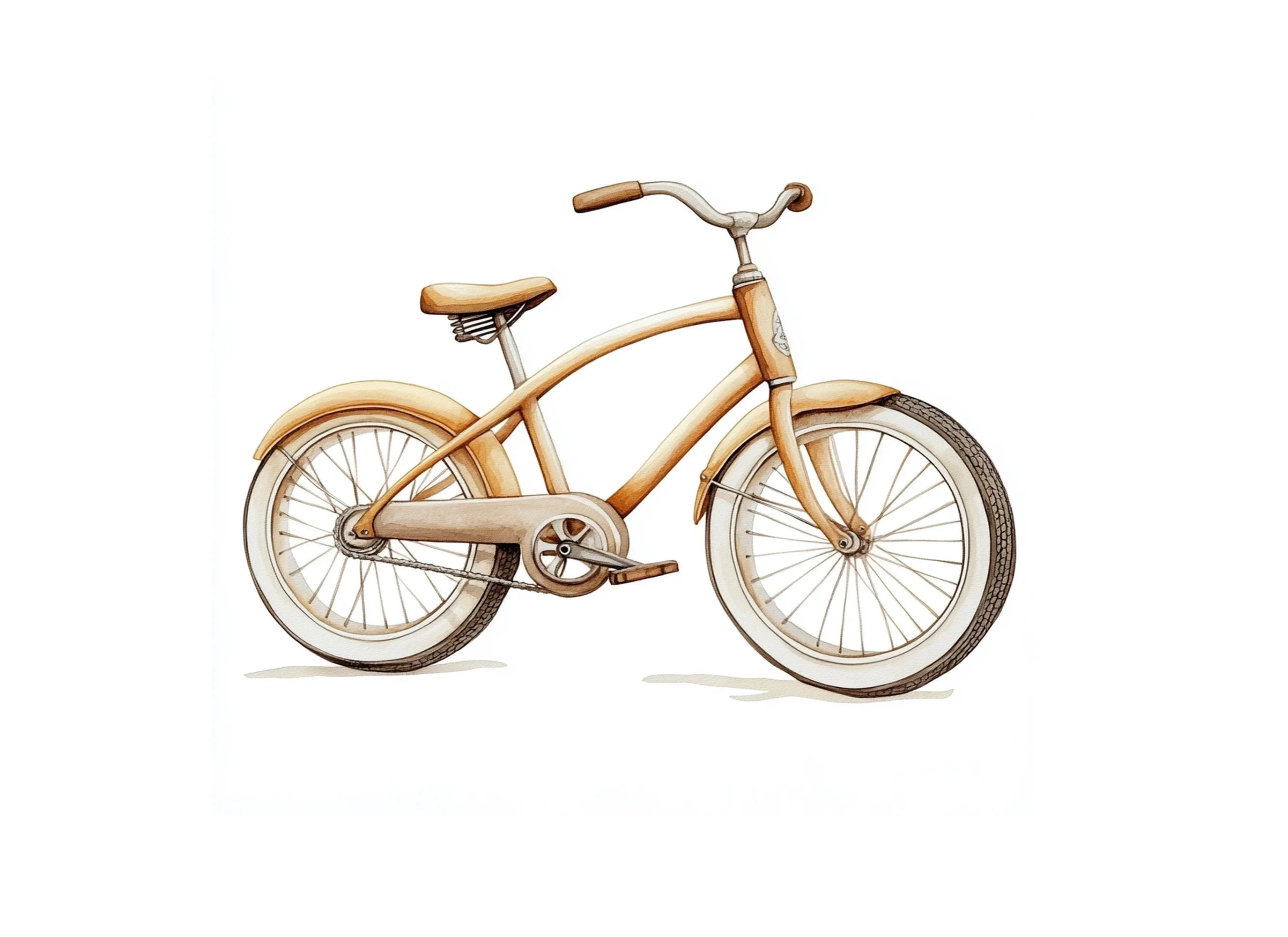Vintage Bicycle Clipart Bundle