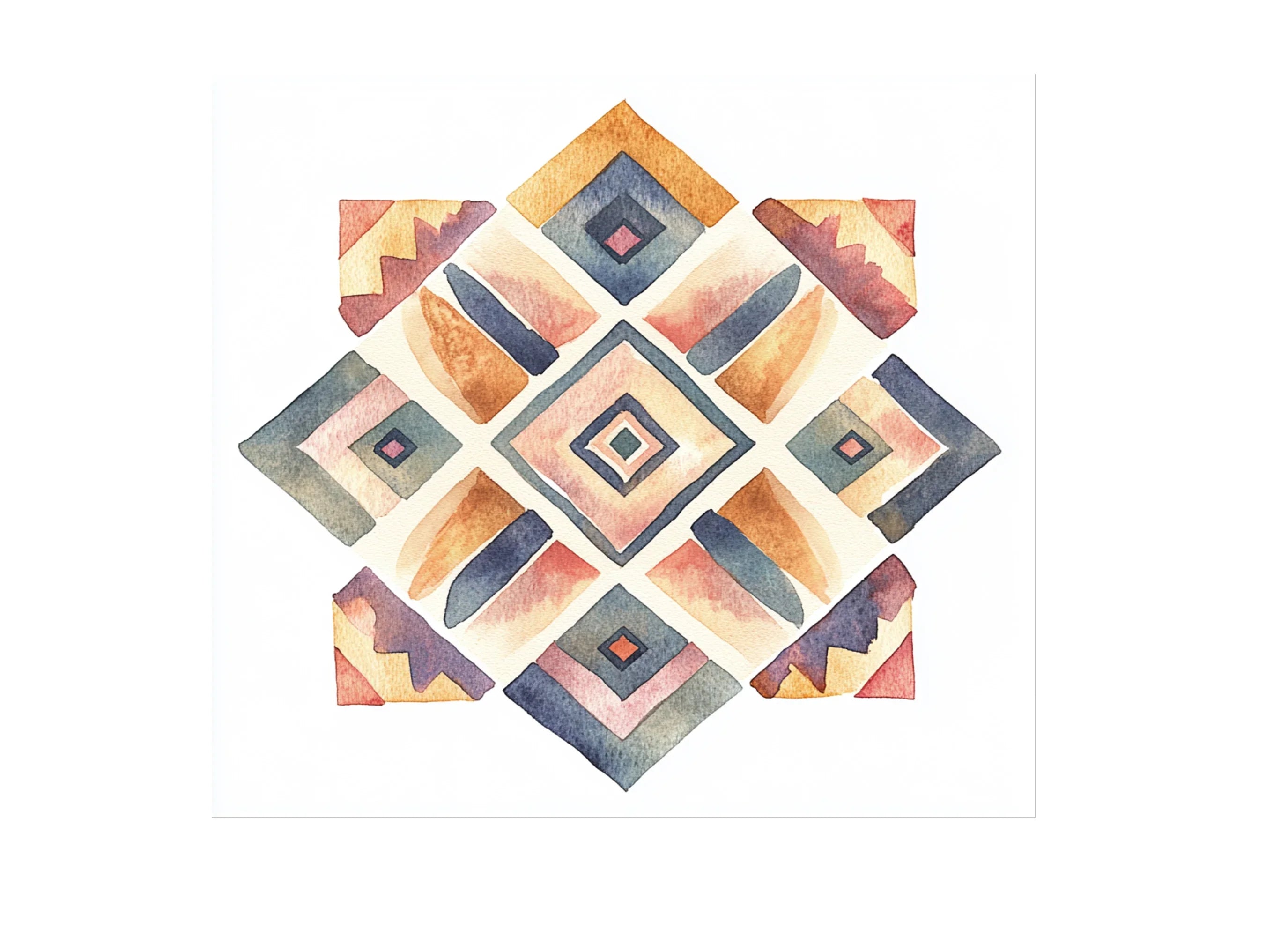 Boho Geometric Clipart Bundle