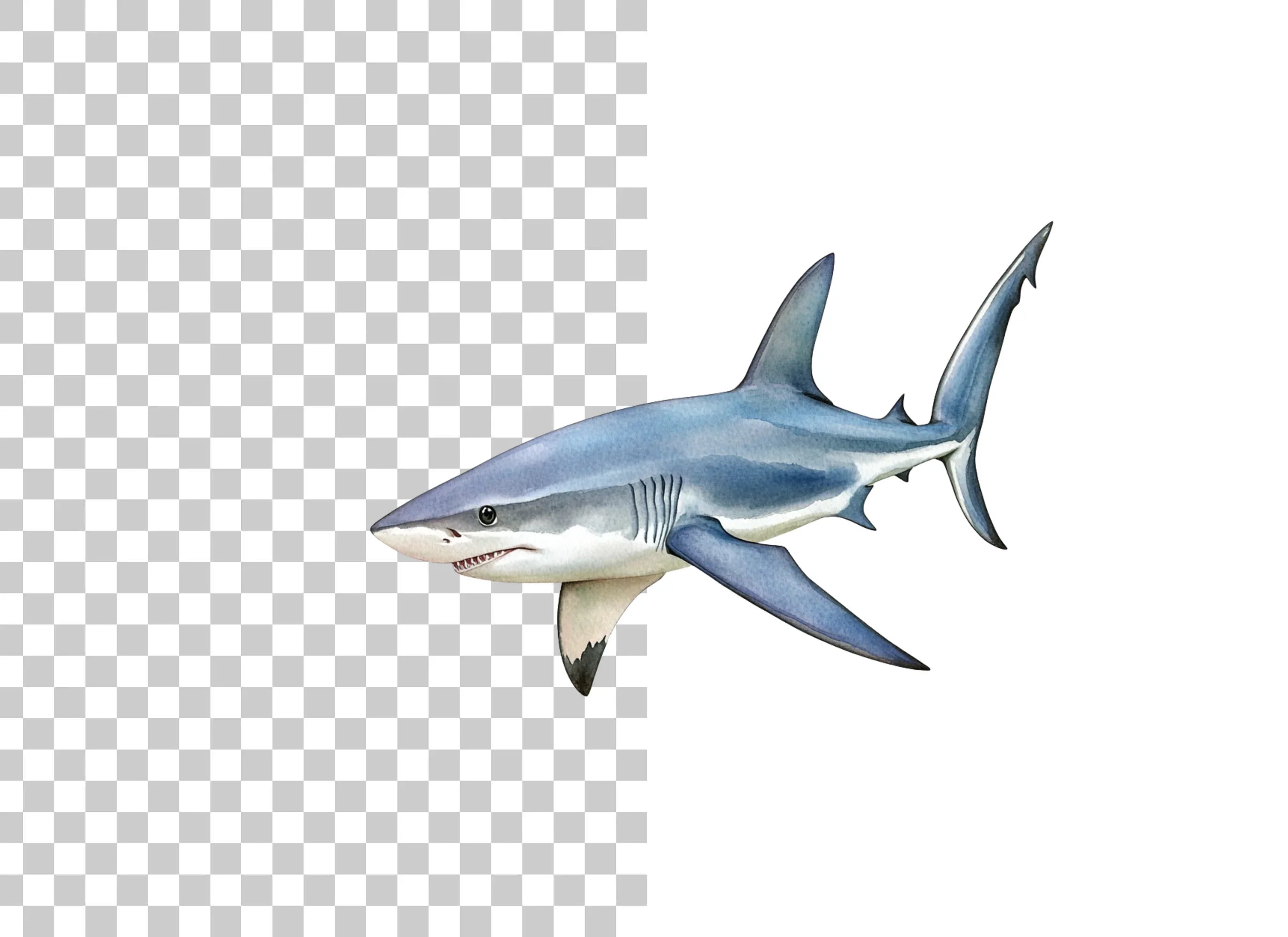 Great White Shark Clipart Bundle