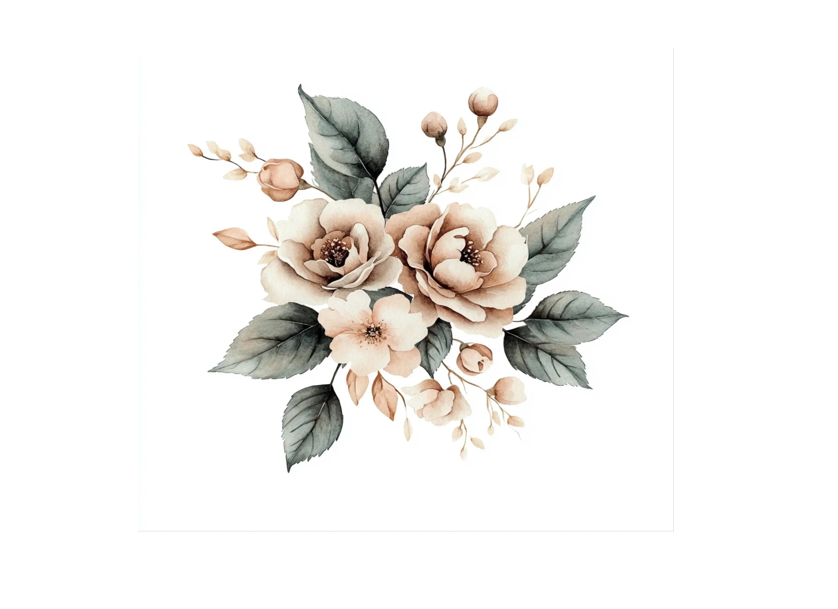 Elegant Floral Clipart Bundle