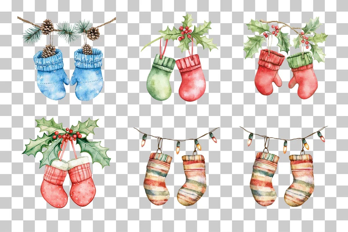 Socks Clipart Bundle - CraftNest - Digital Crafting and Art