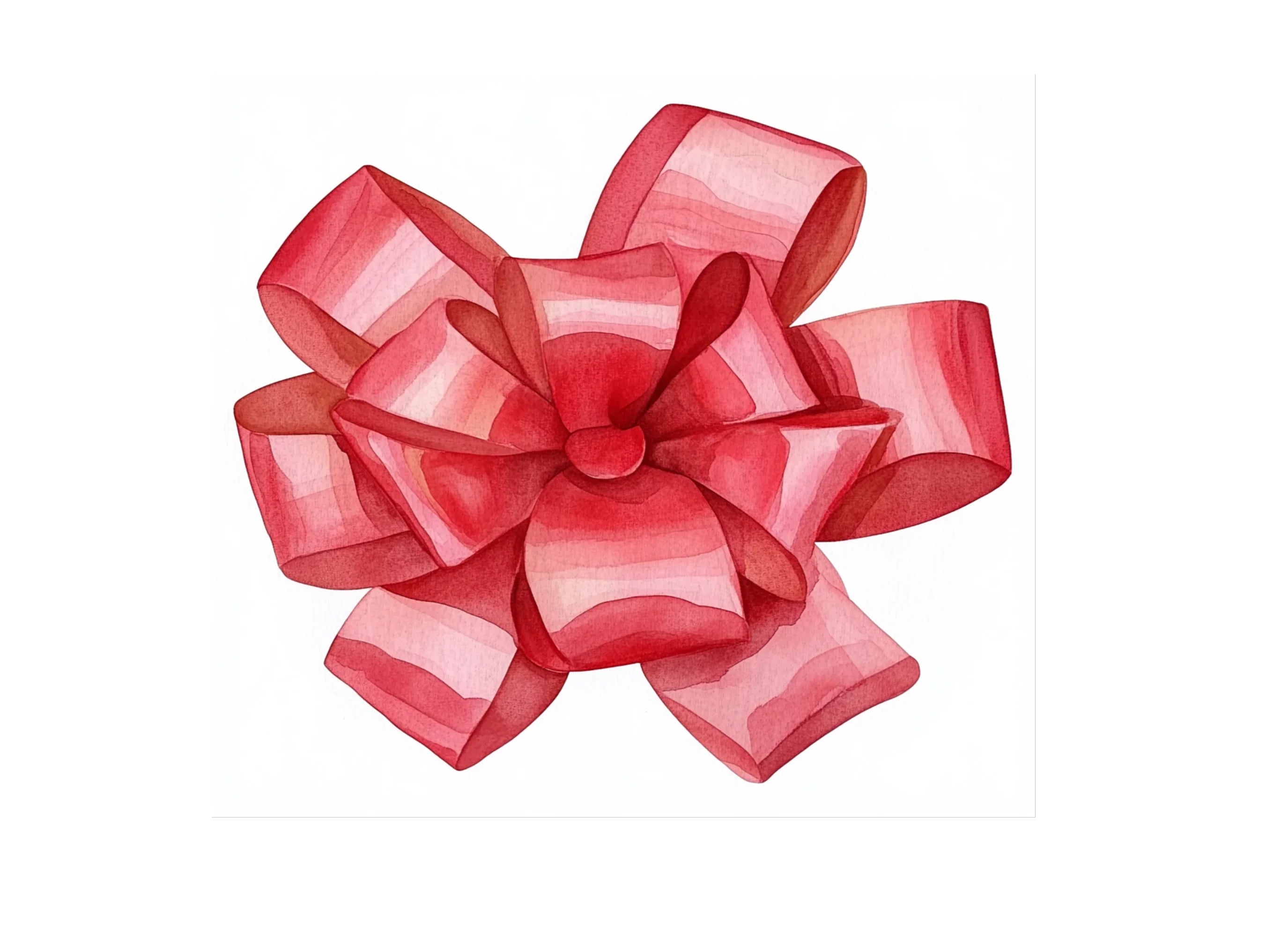 Elegant Red Bows Clipart Bundle