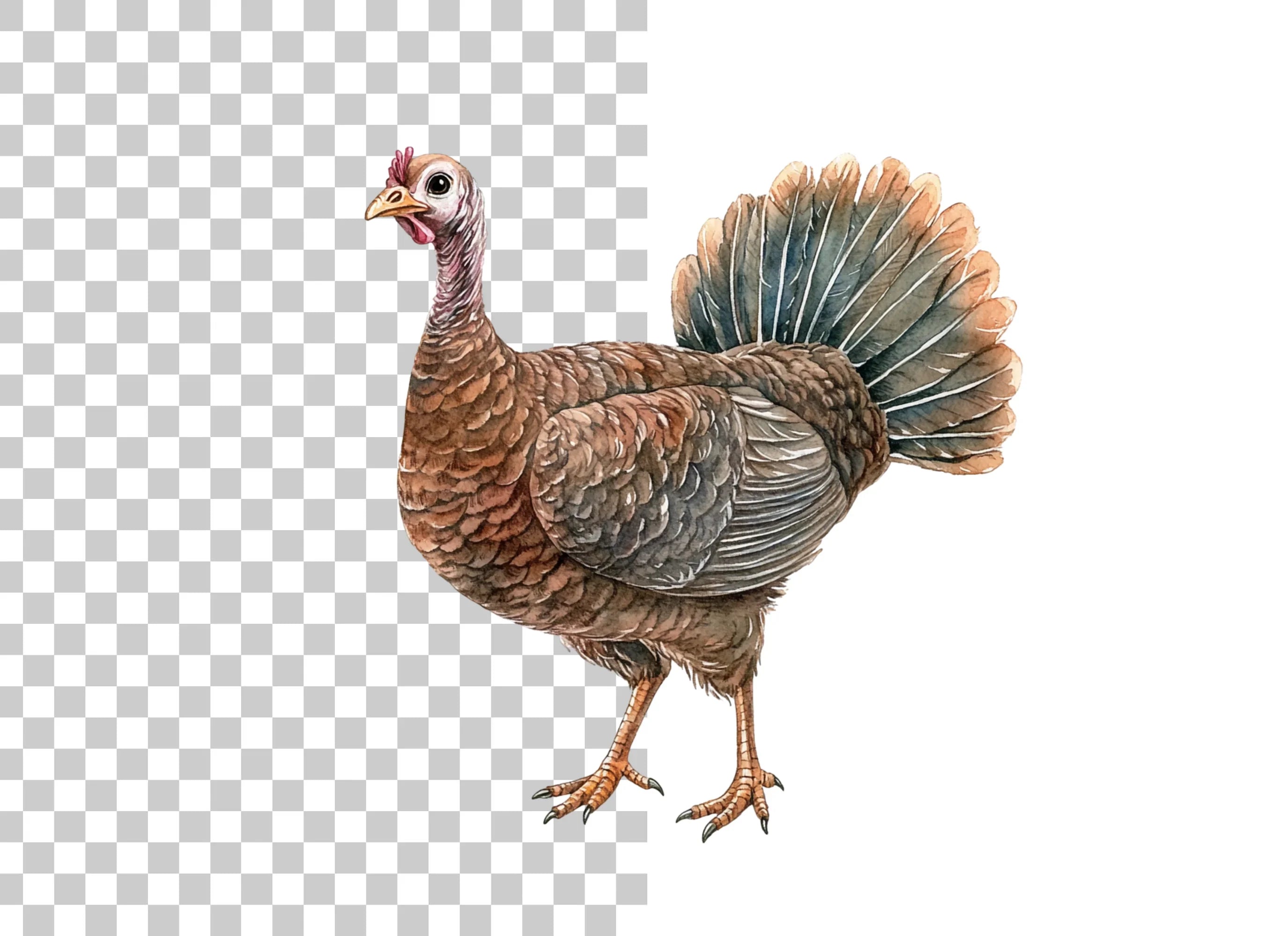 Thanksgiving Turkey Clipart Bundle