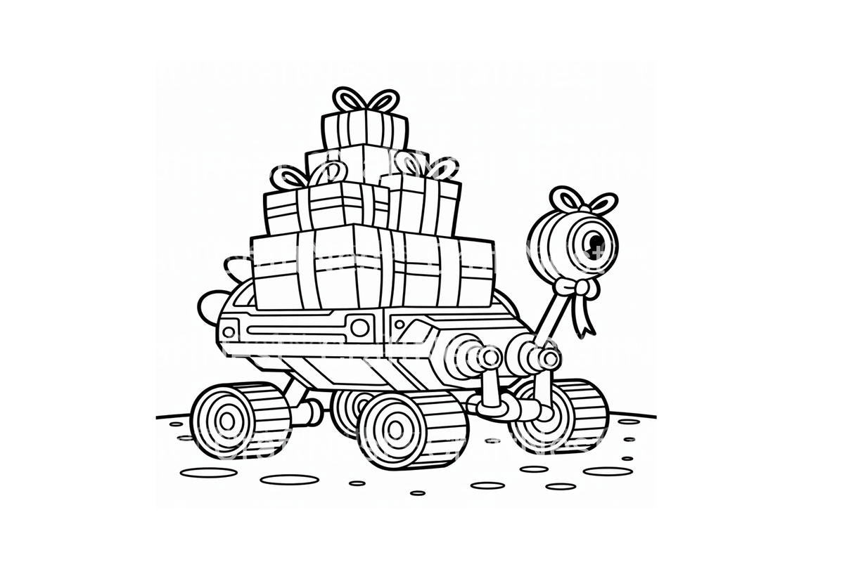 Christmas Astronauts Fun Coloring Books