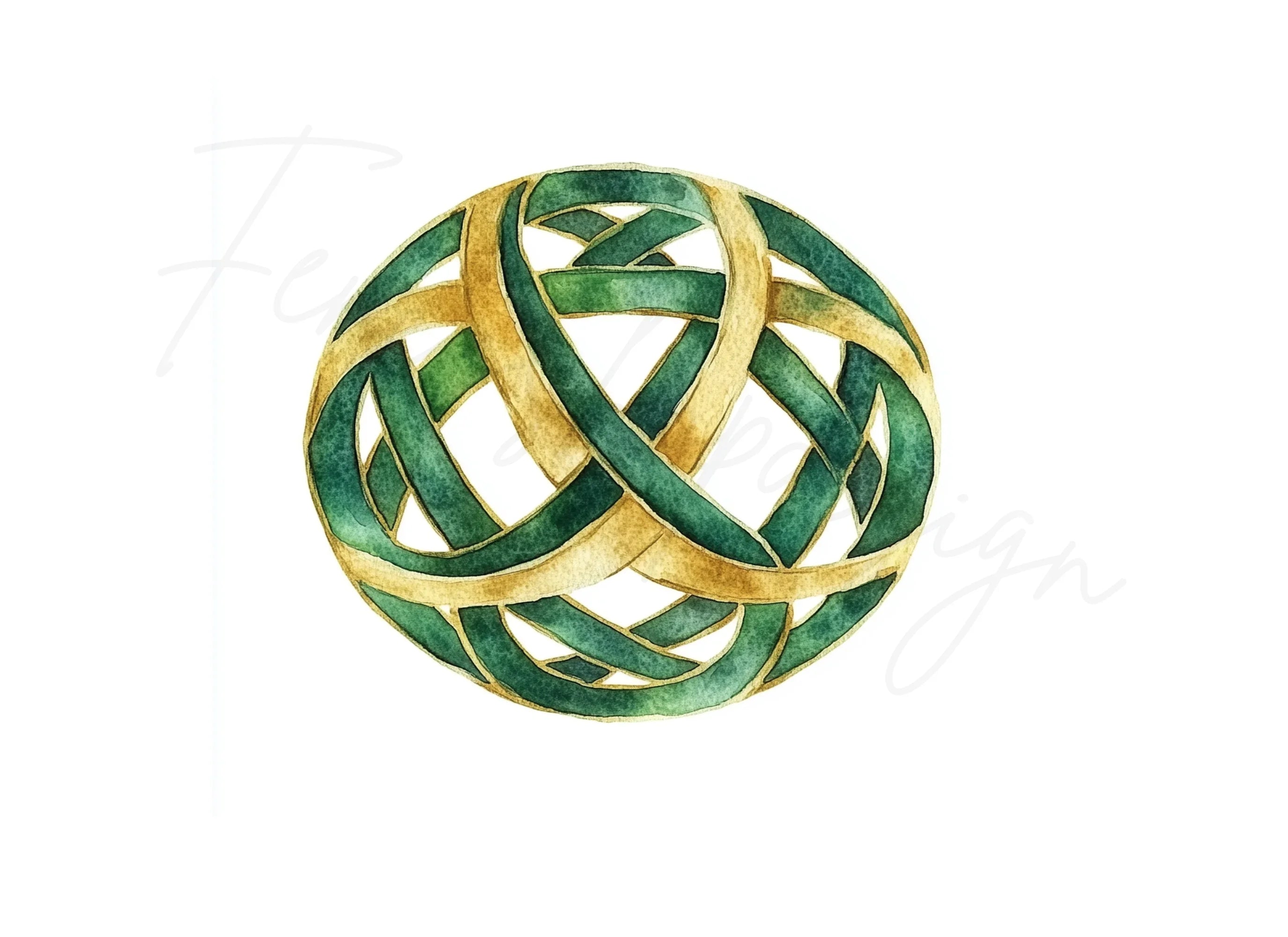 Round Celtic Knot Clipart Bundle