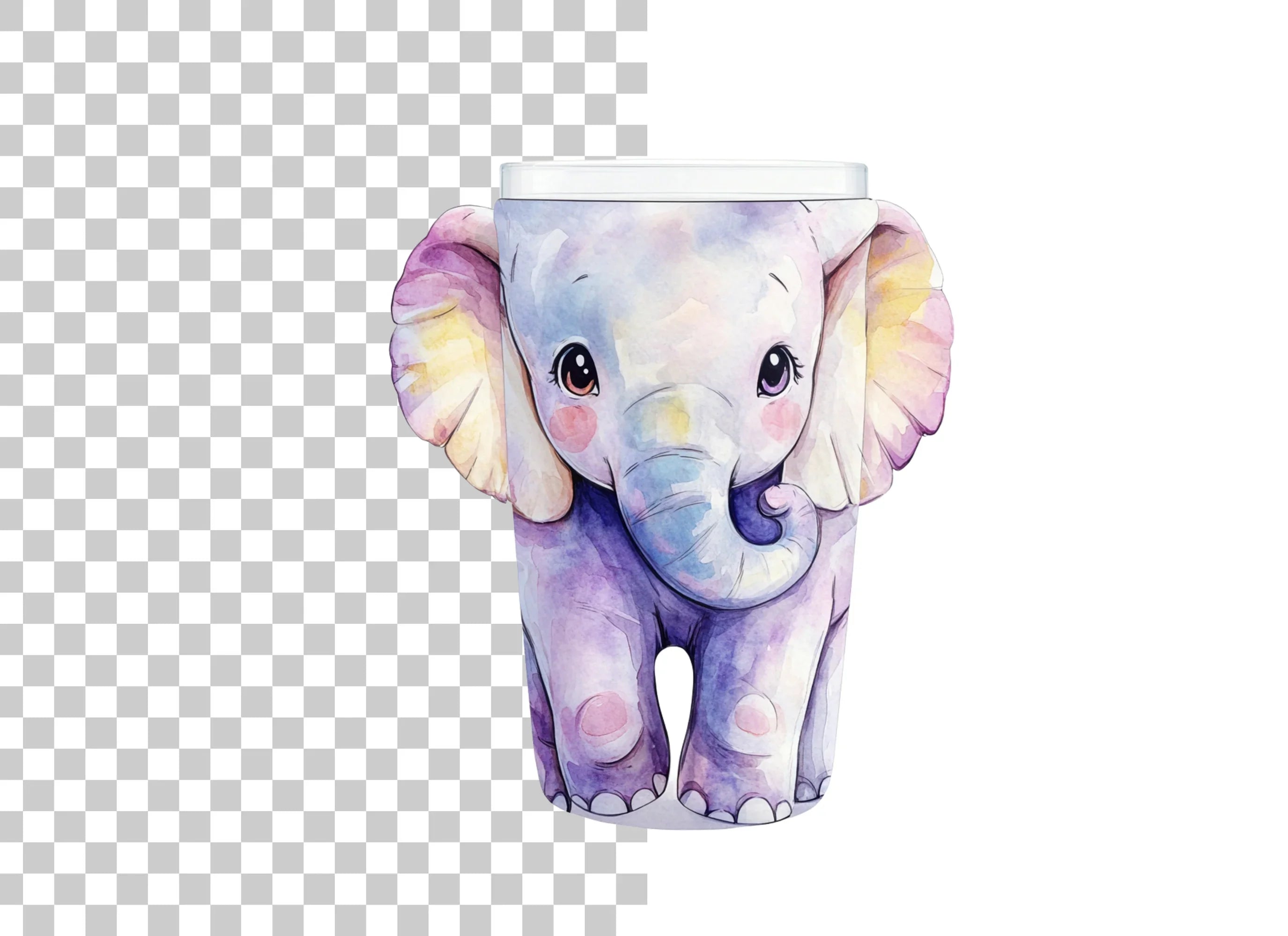 Sweet Elephant Clipart Bundle