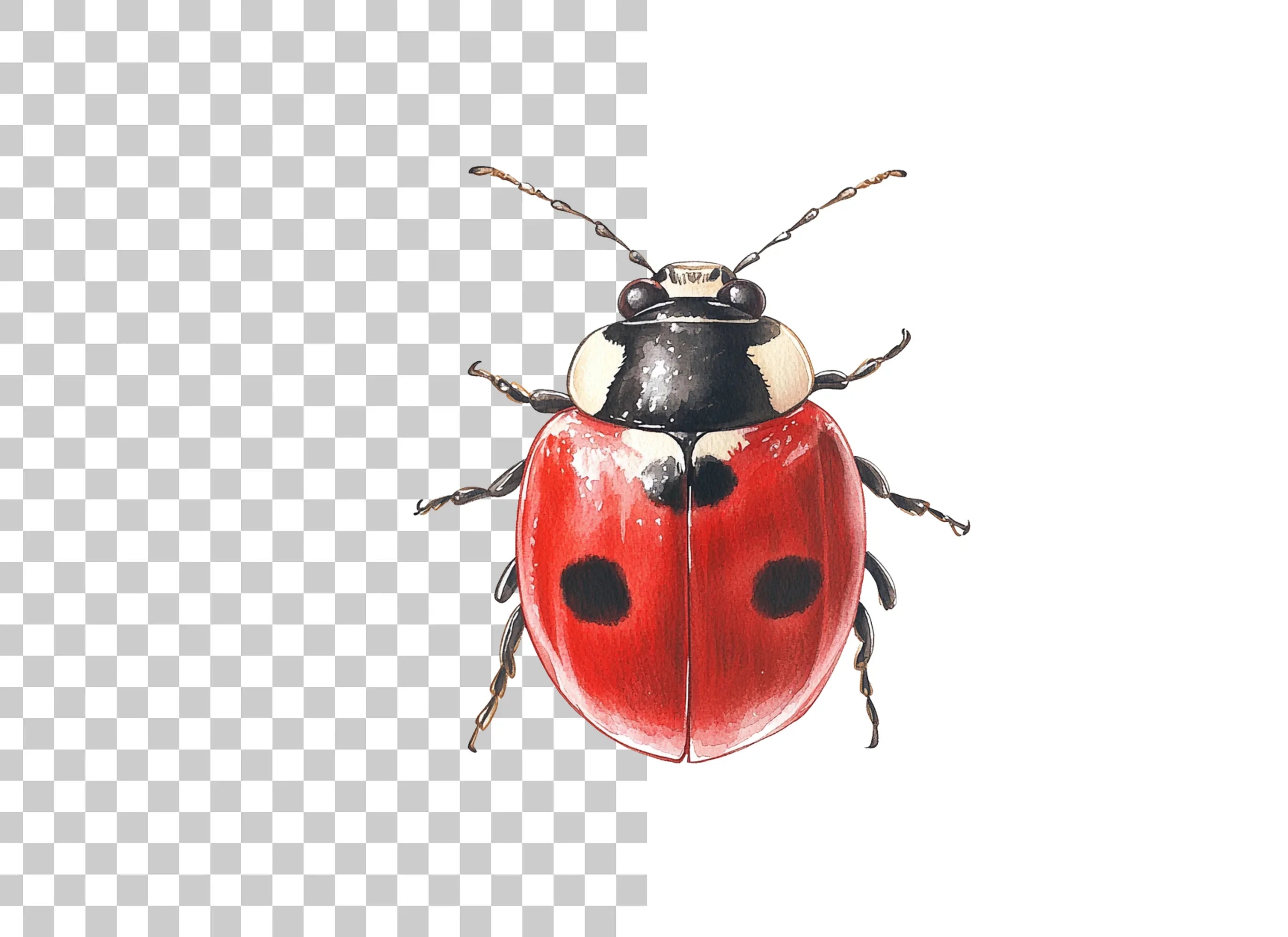Cute Ladybug Clipart Bundle