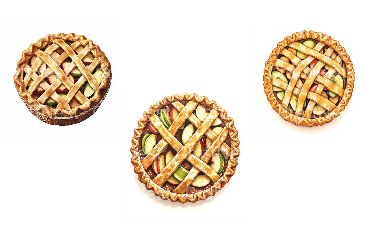 Delicious Apple Pie Clipart Bundle