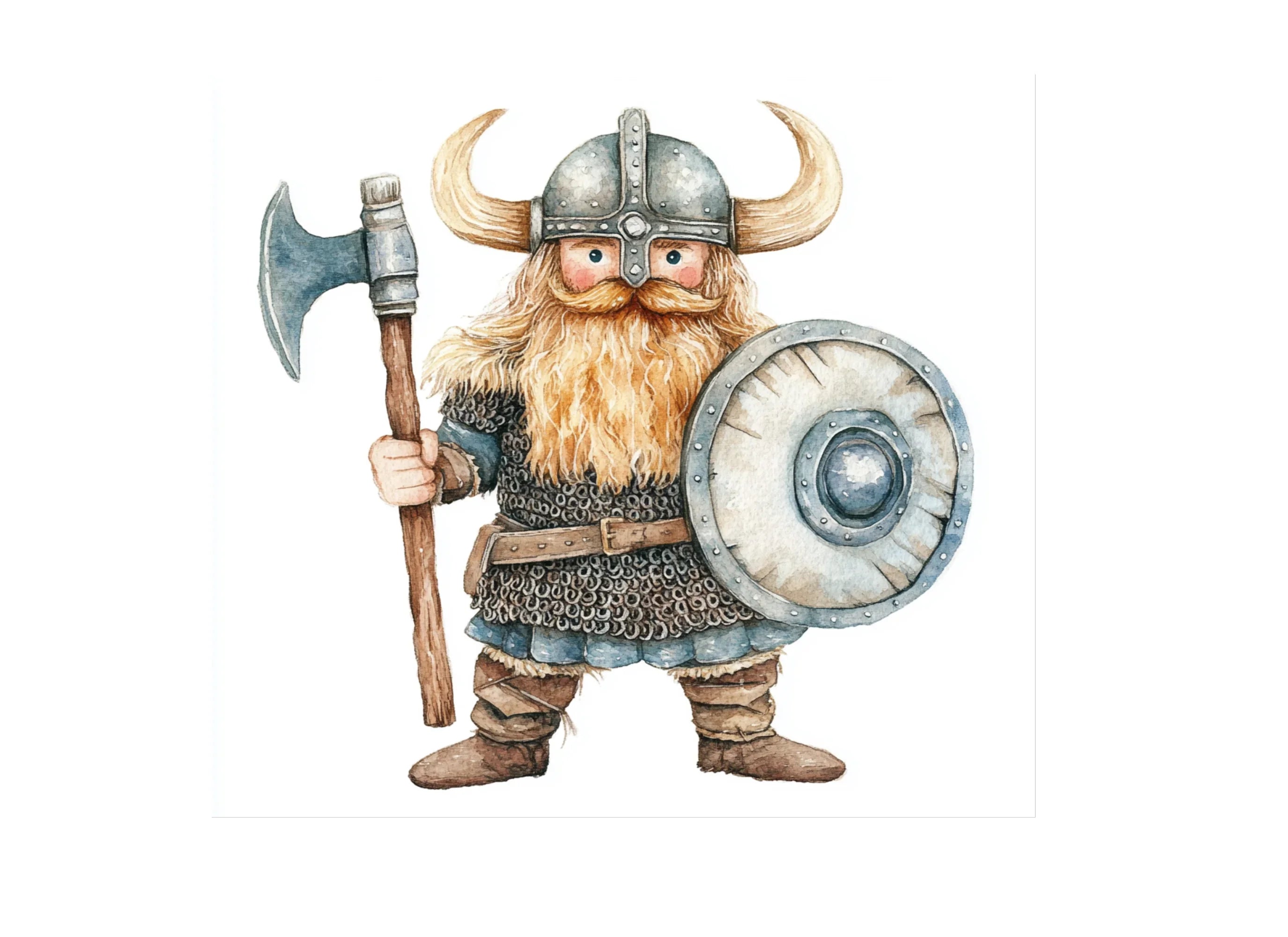 Viking Warrior Clipart Bundle