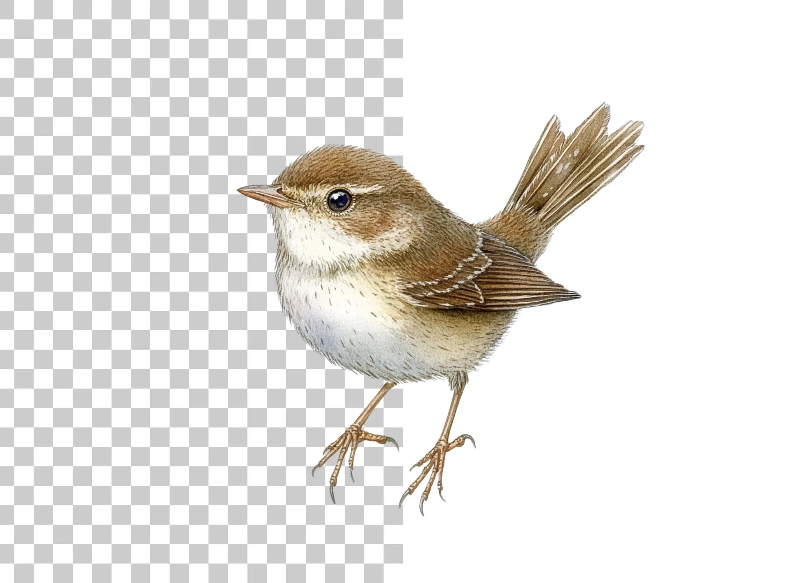 Charming Little Brown Bird Clipart Bundle
