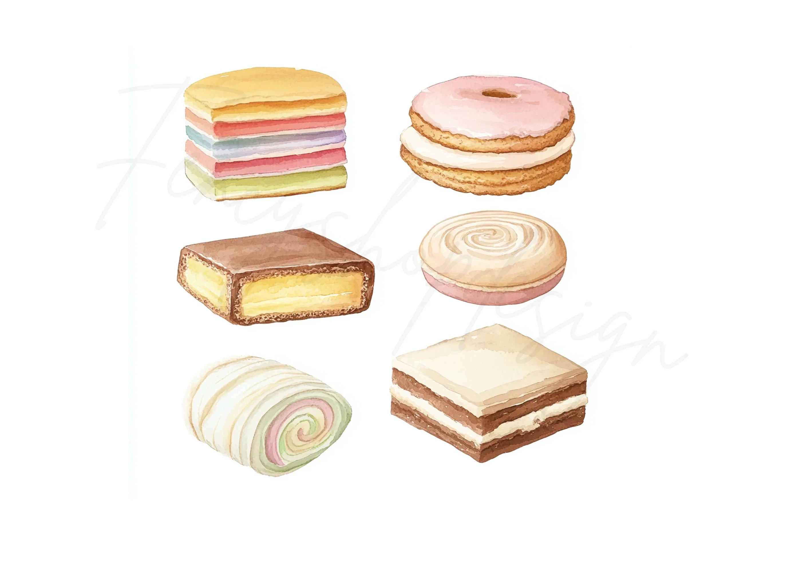 Dessert Clipart Bundle