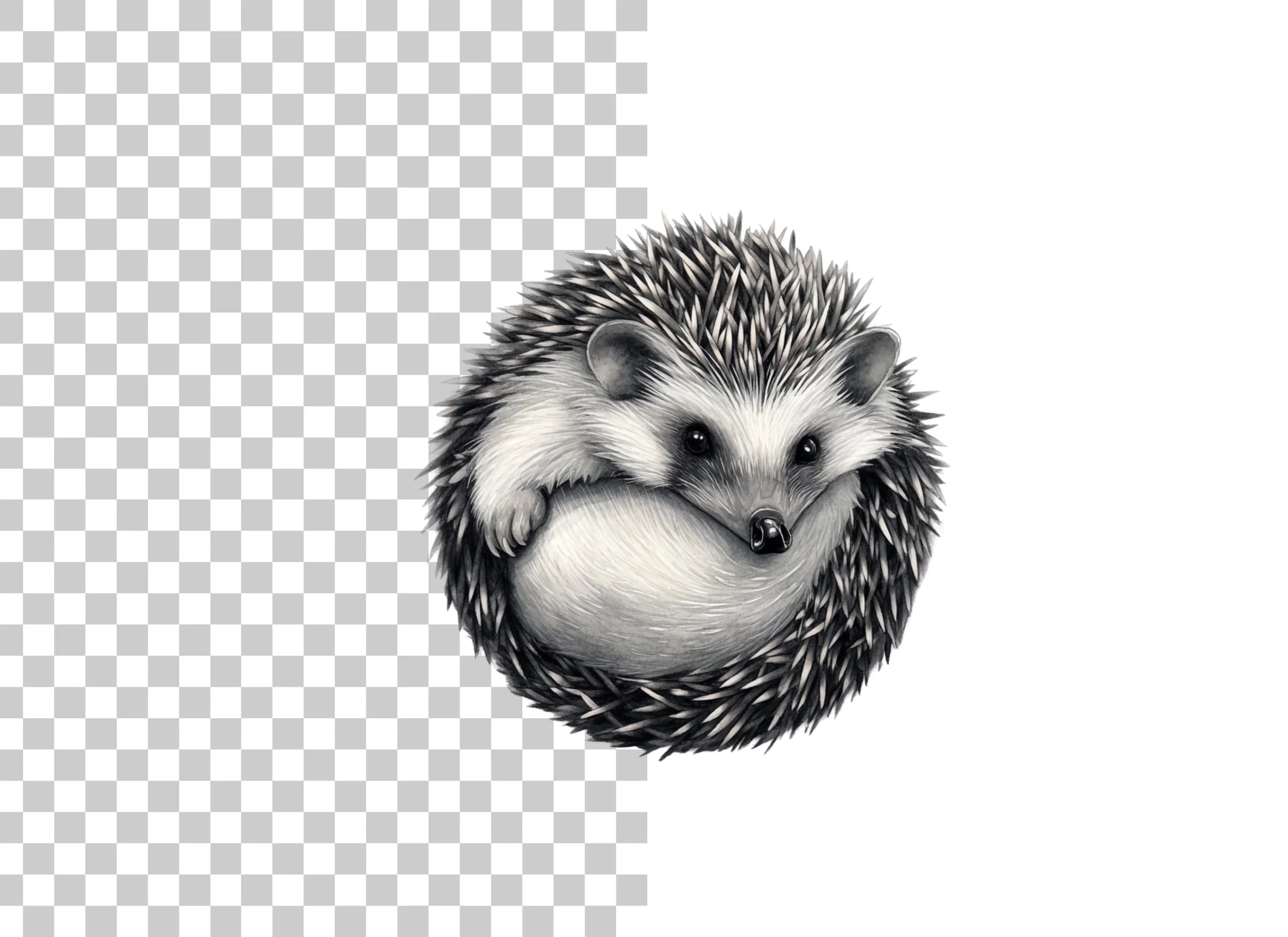 Cute Hedgehog Clipart Bundle
