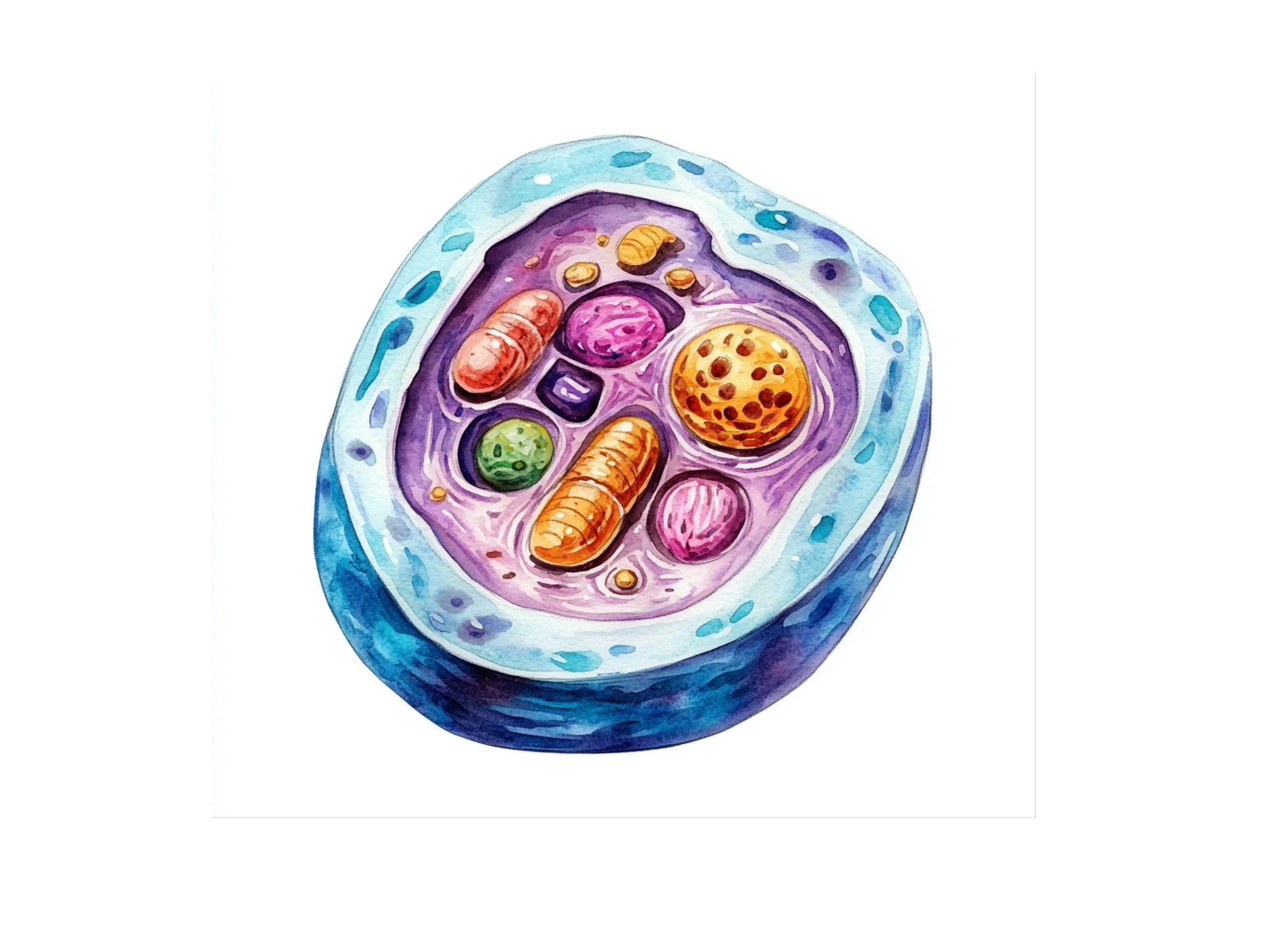 Vibrant Cell Structure Clipart Bundle